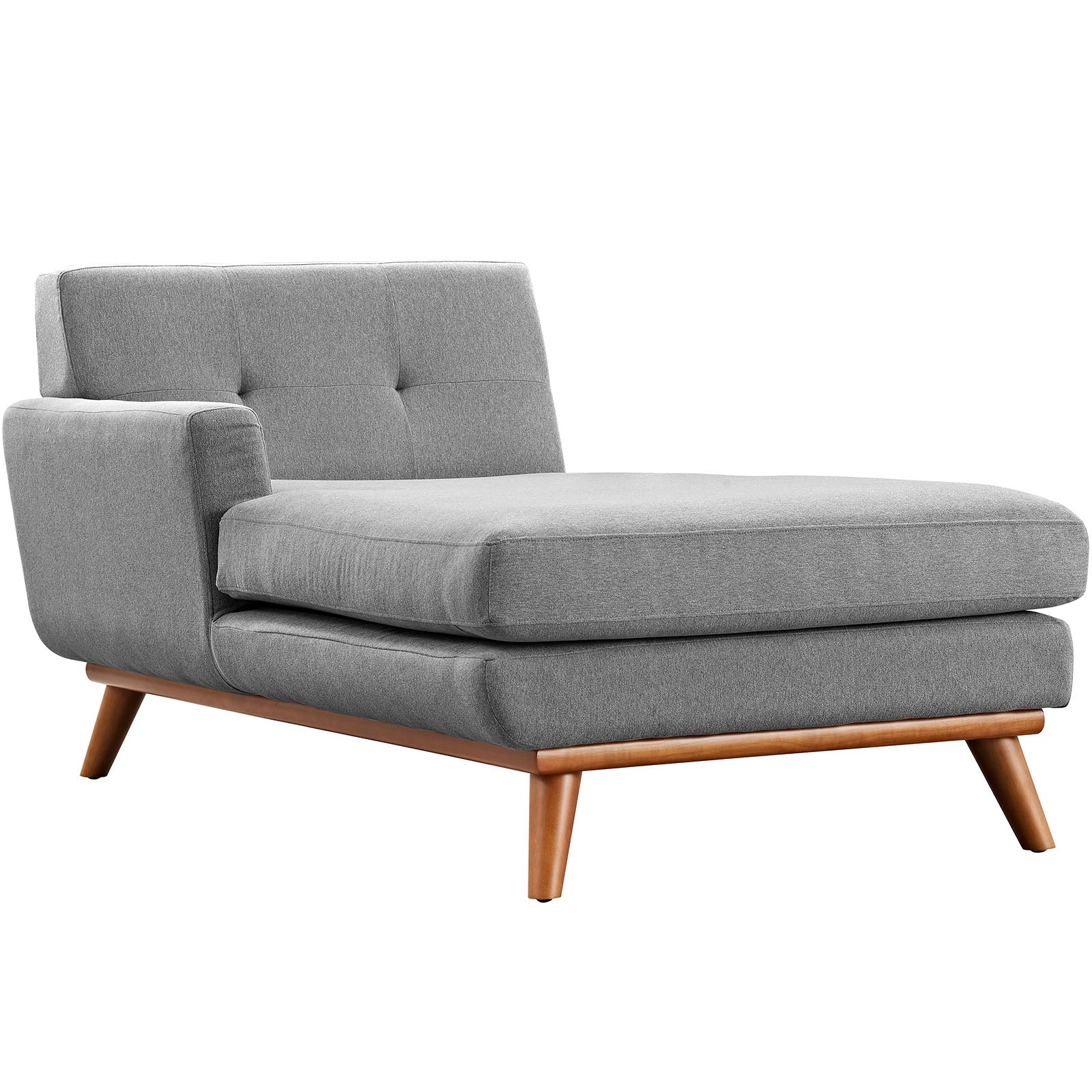 Engage Left-Facing Upholstered Fabric Chaise