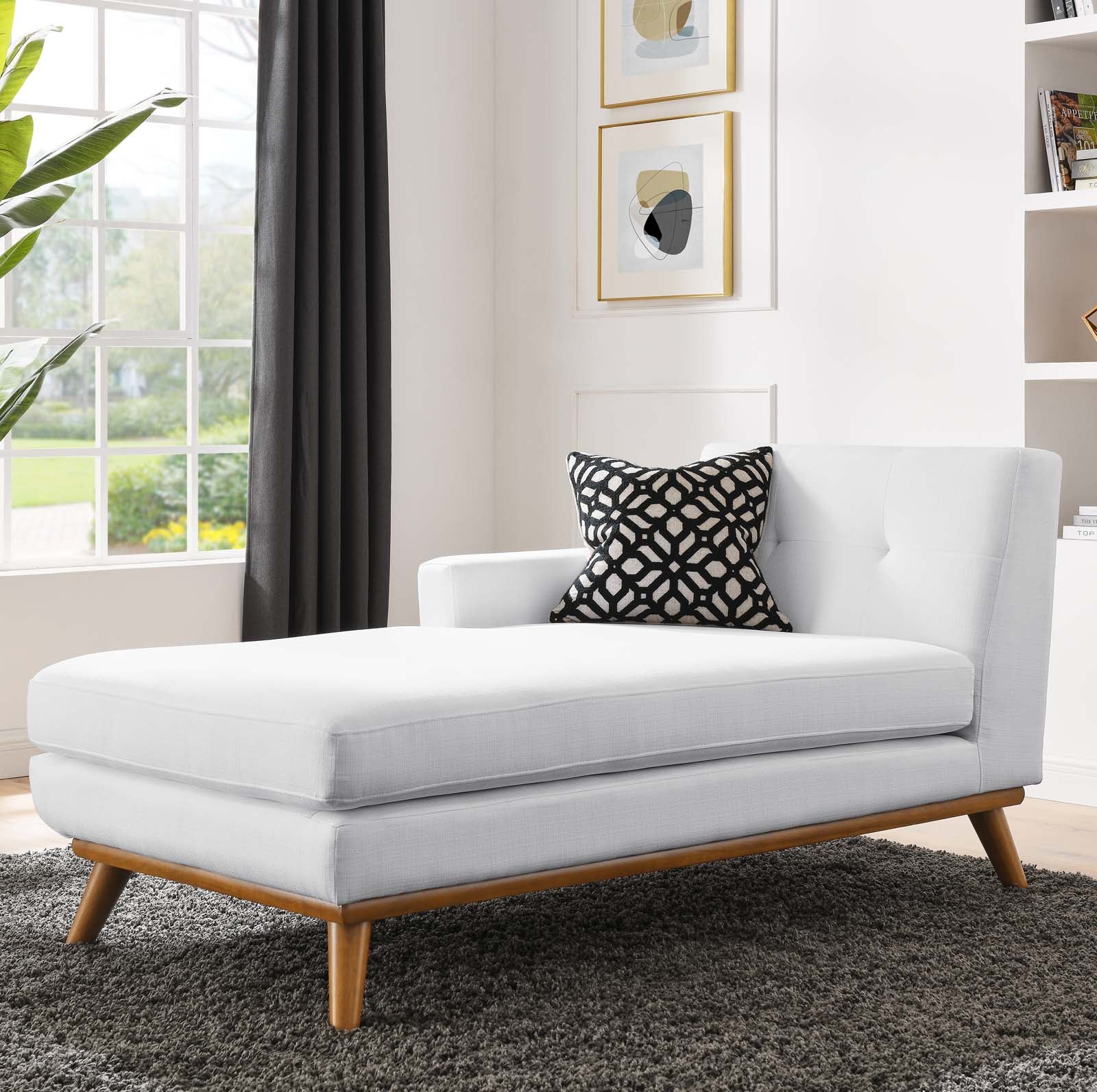 Engage Left-Facing Upholstered Fabric Chaise - East Shore Modern Home Furnishings