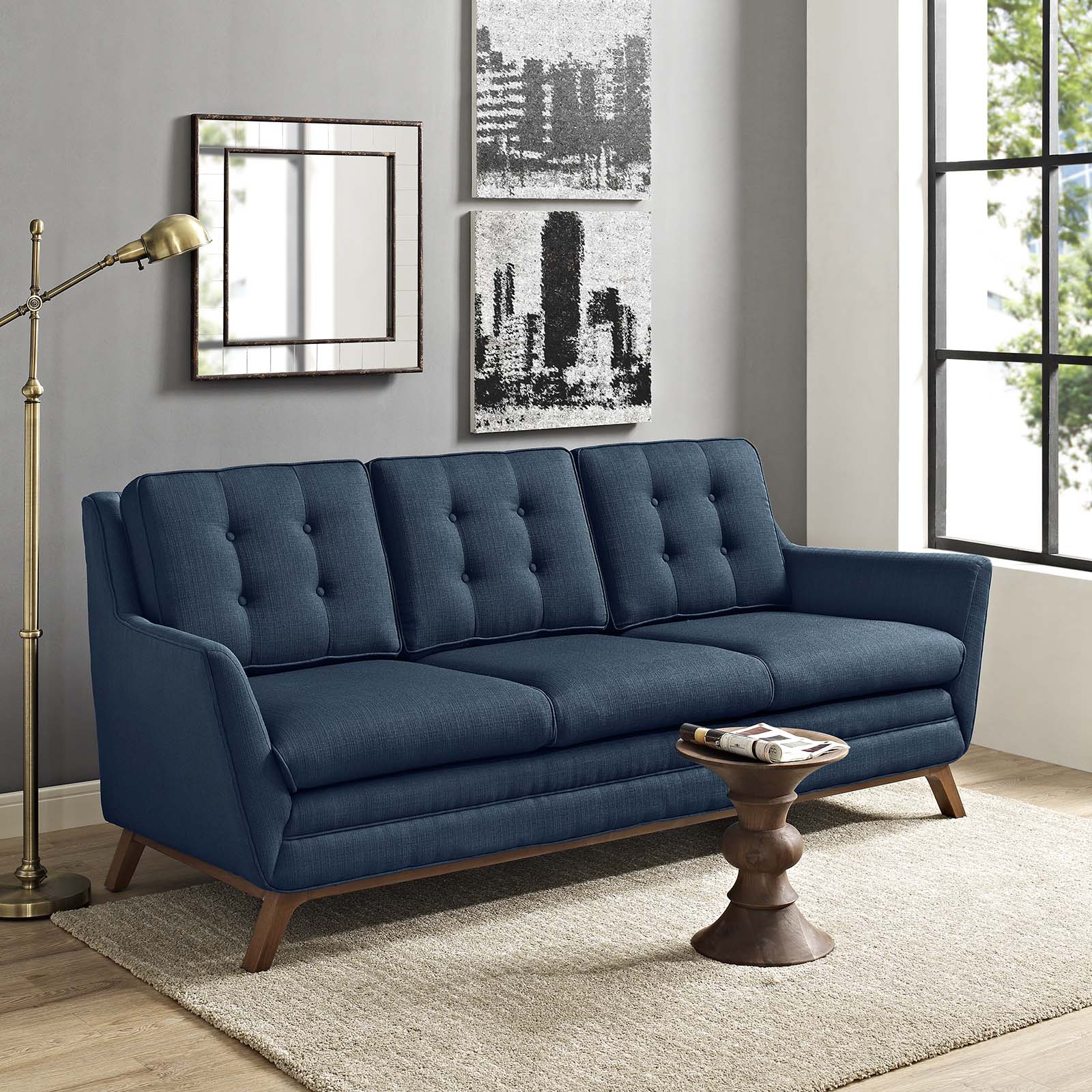 Beguile Upholstered Fabric Sofa - East Shore Modern Home Furnishings