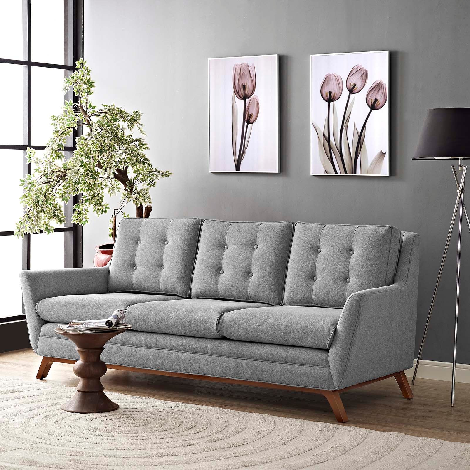 Beguile Upholstered Fabric Sofa - East Shore Modern Home Furnishings