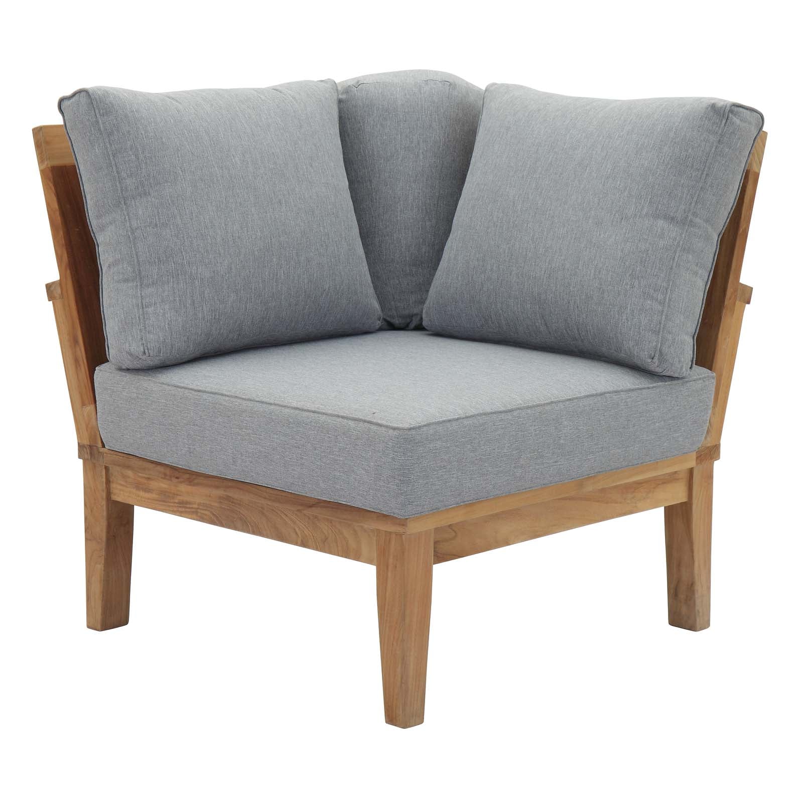 Marina 6 Piece Outdoor Patio Teak Set - East Shore Modern Home Furnishings