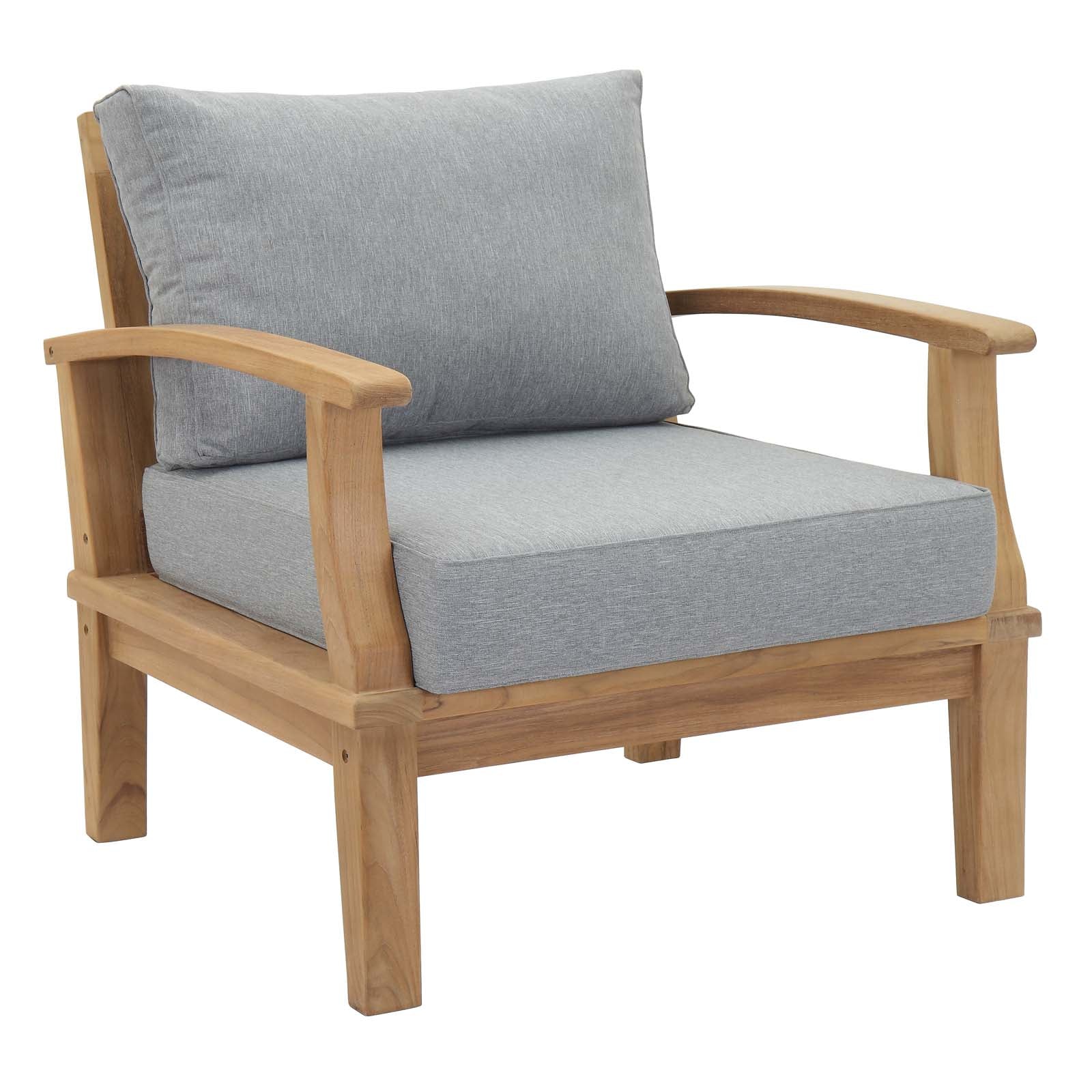 Marina 6 Piece Outdoor Patio Teak Set - East Shore Modern Home Furnishings