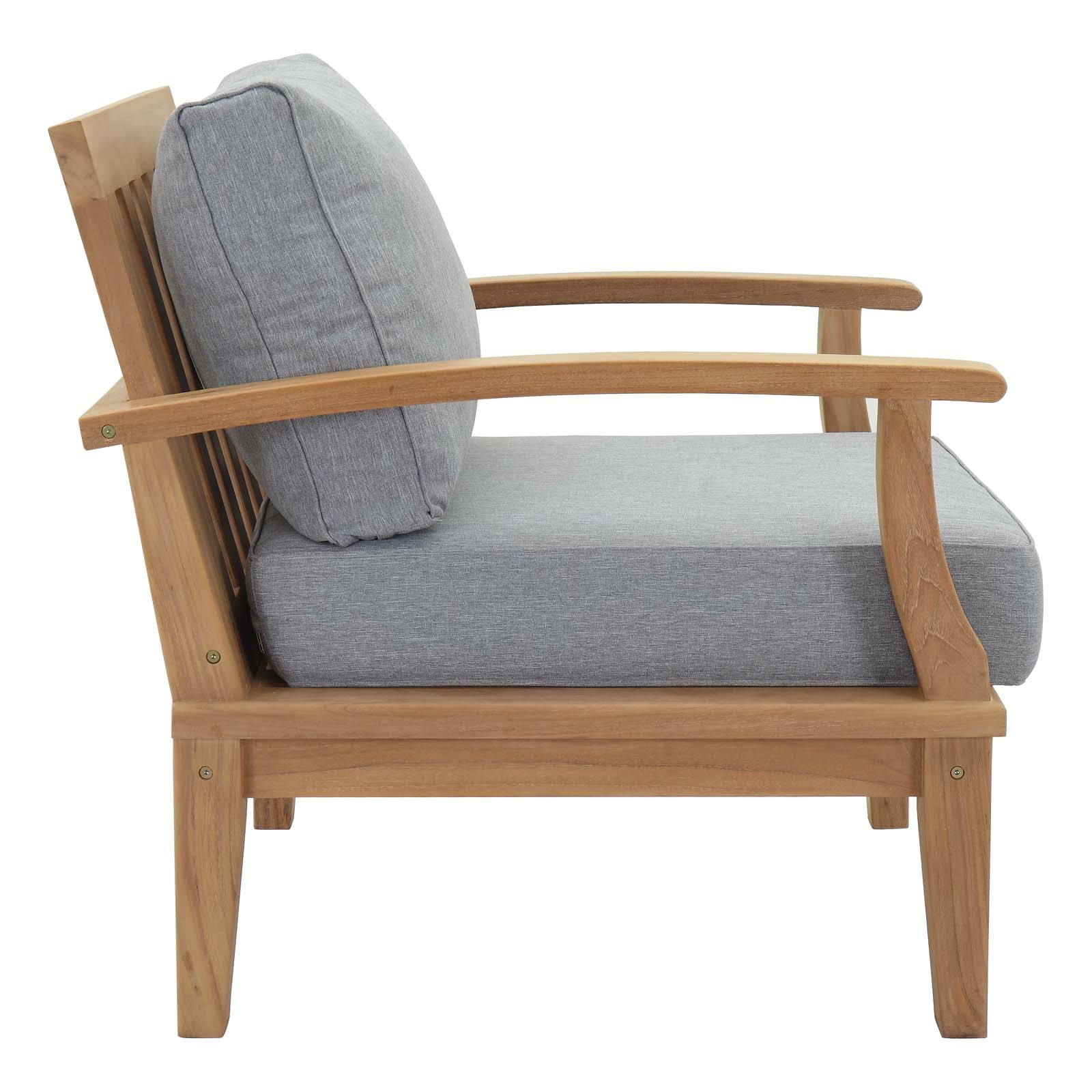 Marina 6 Piece Outdoor Patio Teak Set - East Shore Modern Home Furnishings