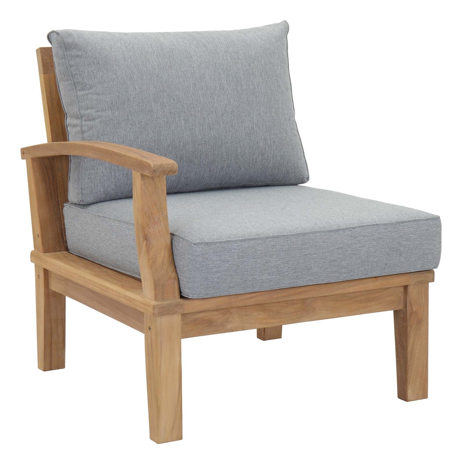 Marina 6 Piece Outdoor Patio Teak Set - East Shore Modern Home Furnishings