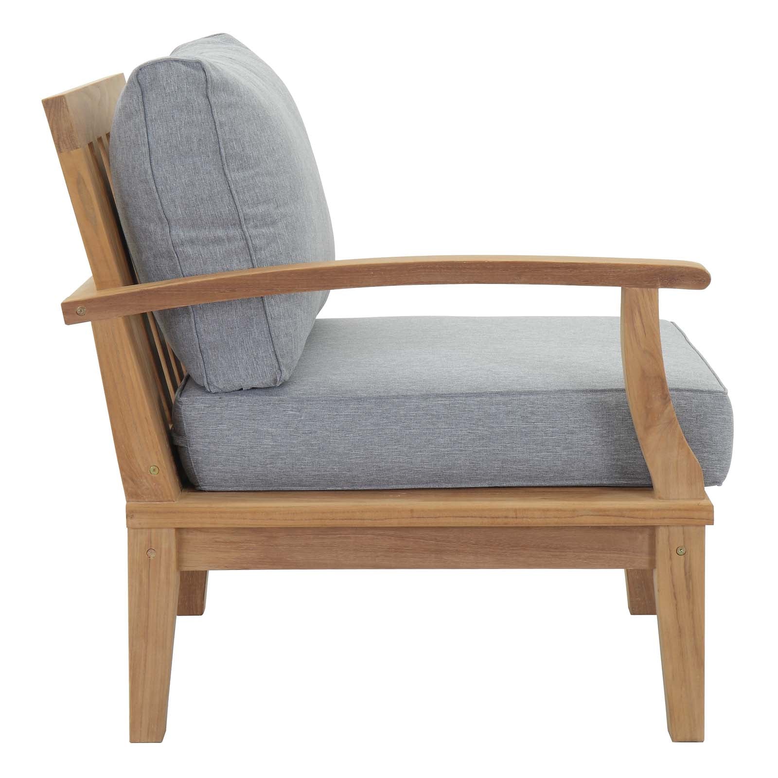 Marina 6 Piece Outdoor Patio Teak Set - East Shore Modern Home Furnishings