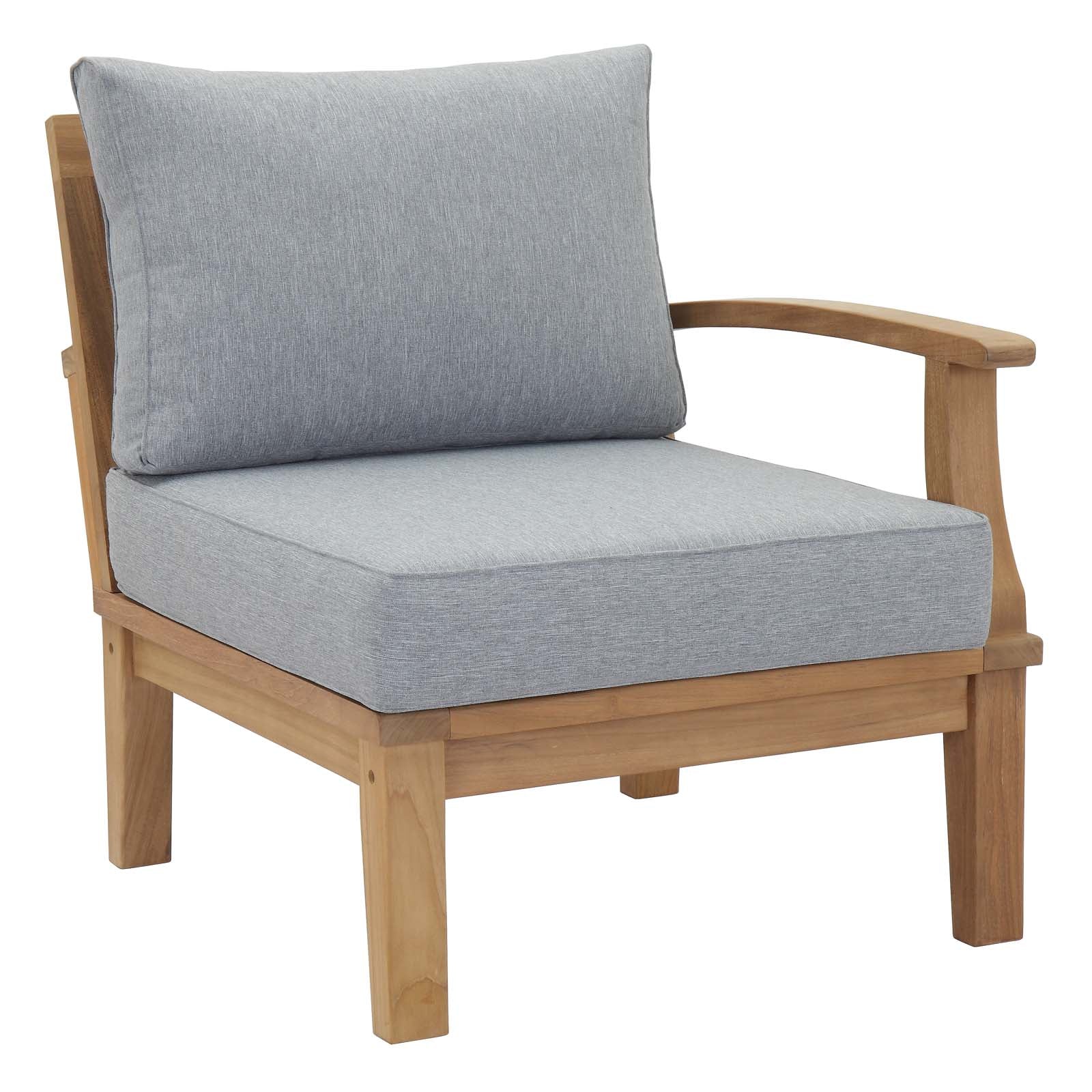 Marina 6 Piece Outdoor Patio Teak Set - East Shore Modern Home Furnishings