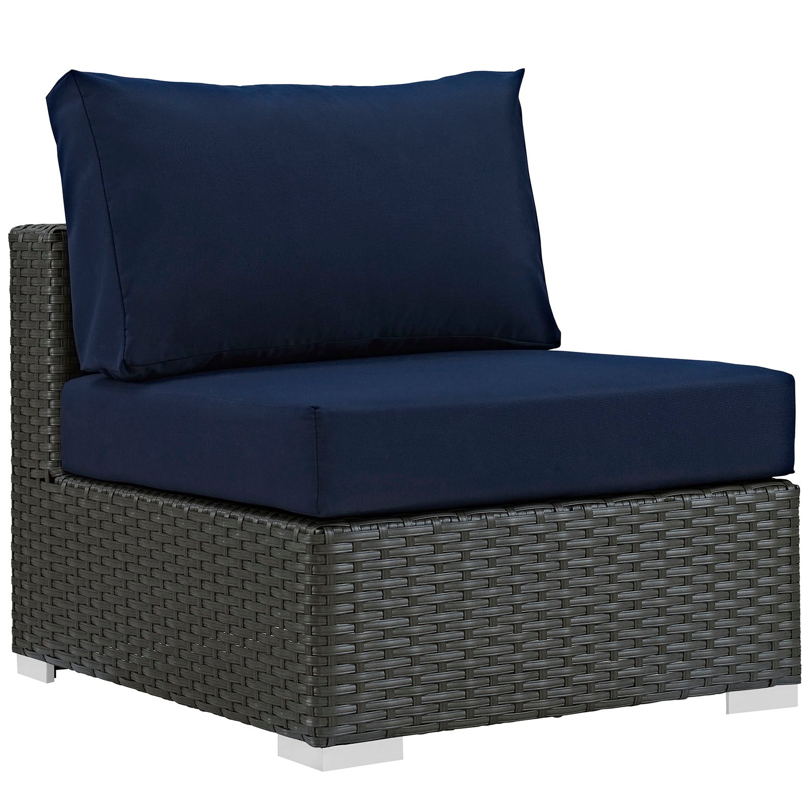 Sojourn Outdoor Patio Fabric Sunbrella® Armless - East Shore Modern Home Furnishings