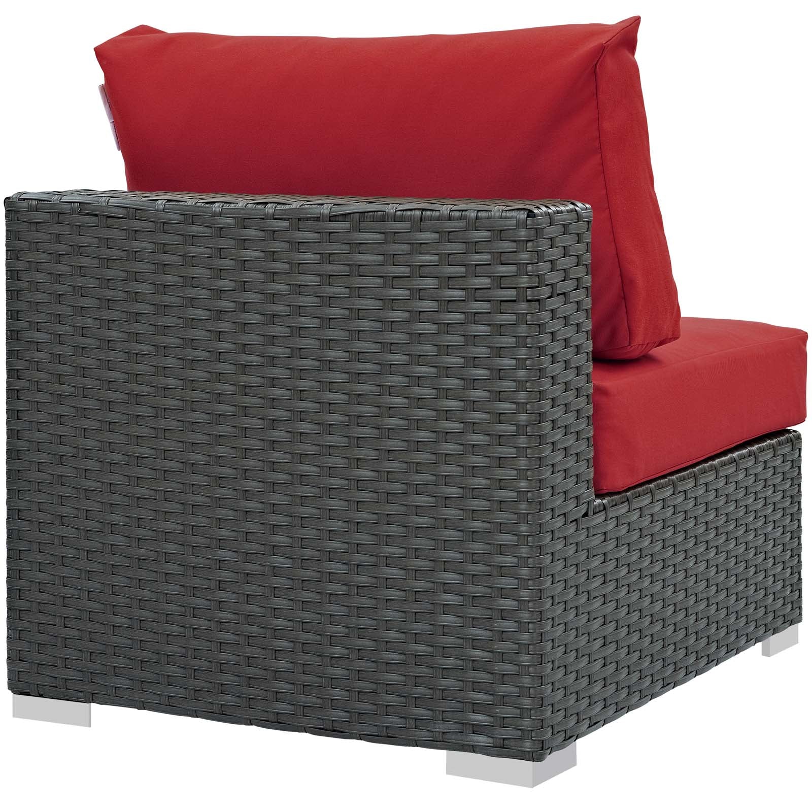 Sojourn Outdoor Patio Fabric Sunbrella® Armless - East Shore Modern Home Furnishings