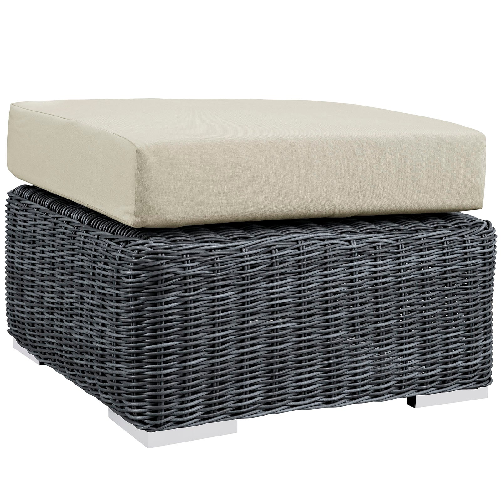Summon Outdoor Patio Sunbrella® Ottoman - East Shore Modern Home Furnishings