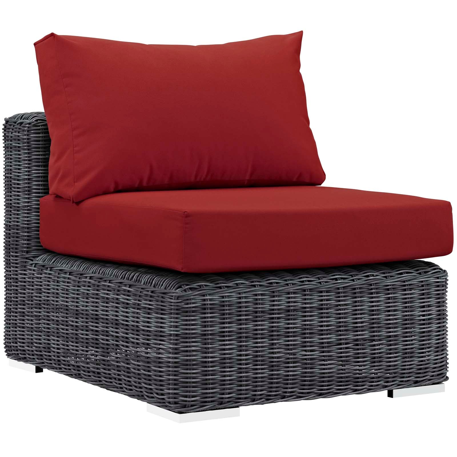 Summon 5 Piece Outdoor Patio Sunbrella® Sectional Set