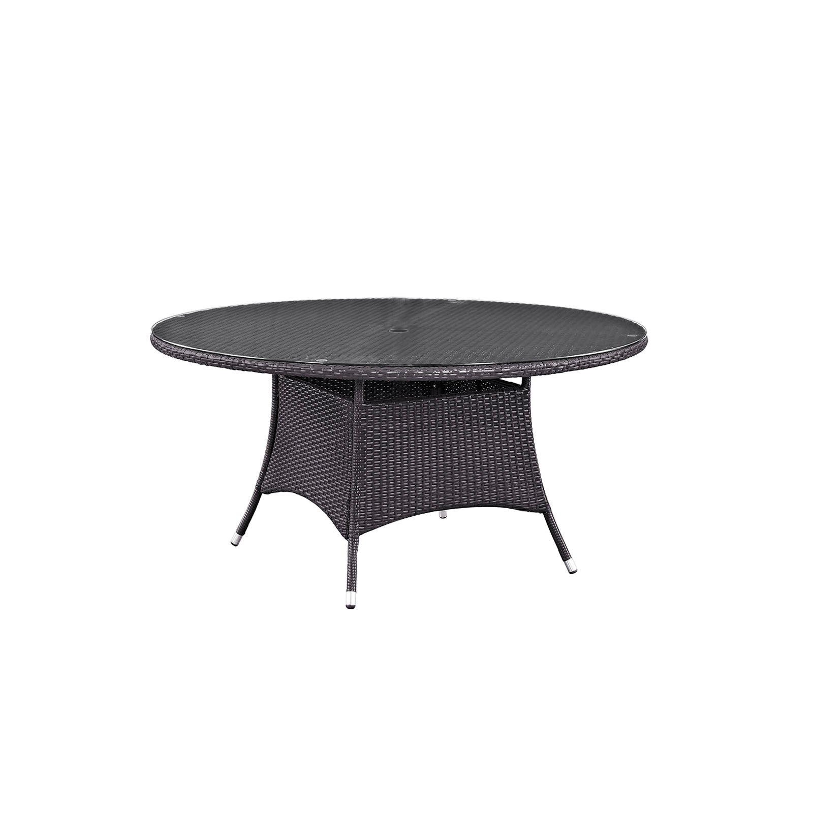 Convene 59" Round Outdoor Patio Dining Table - East Shore Modern Home Furnishings