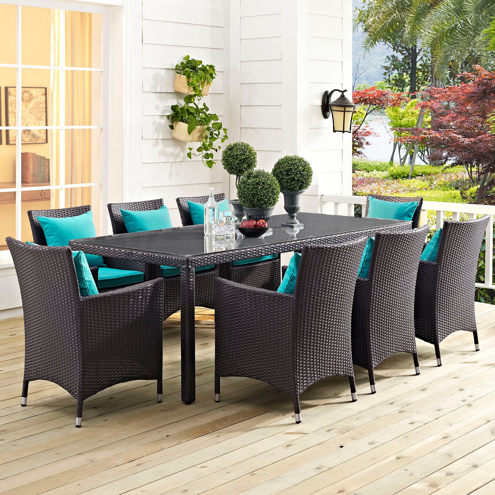 Convene 82" Outdoor Patio Dining Table - East Shore Modern Home Furnishings
