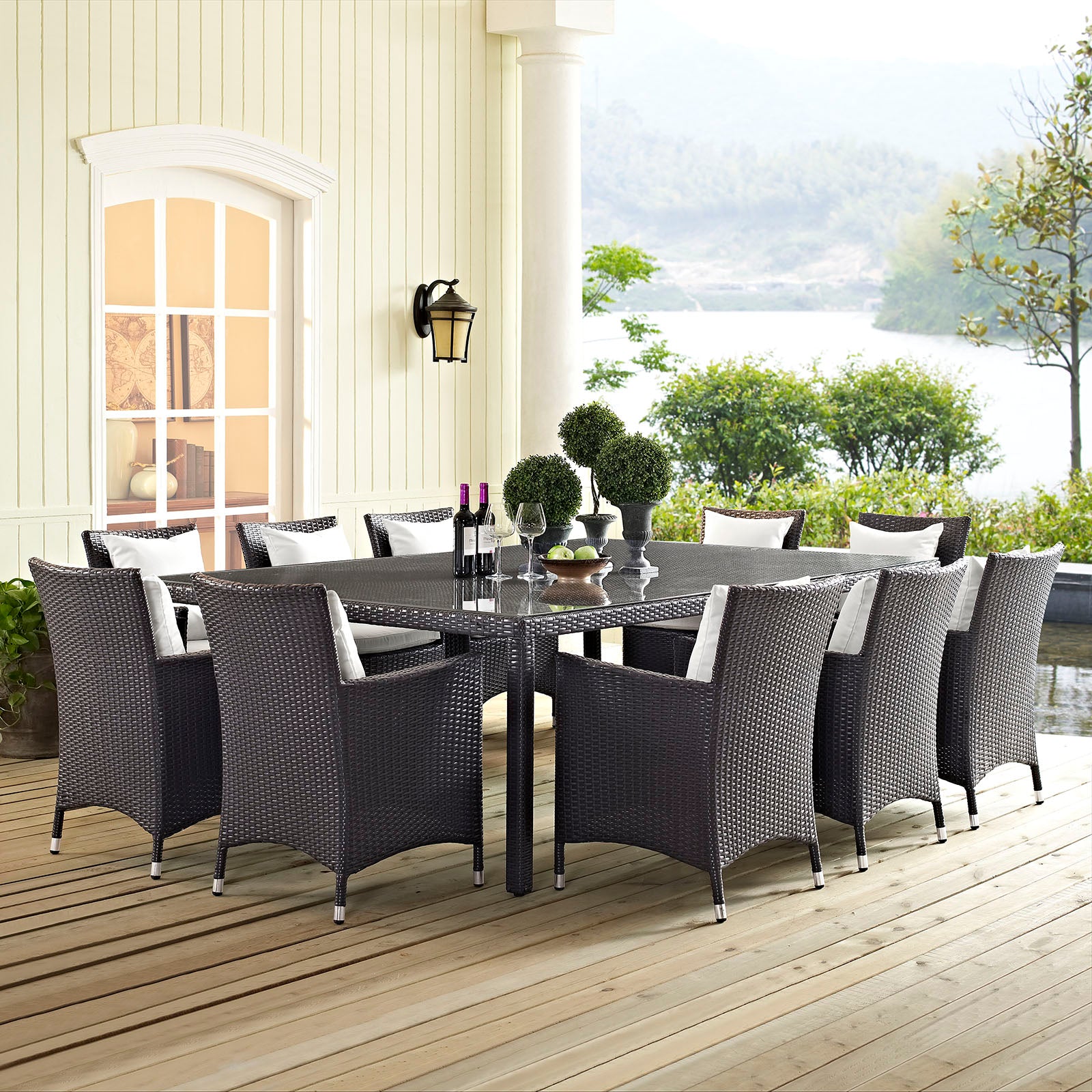 Convene 90" Outdoor Patio Dining Table - East Shore Modern Home Furnishings