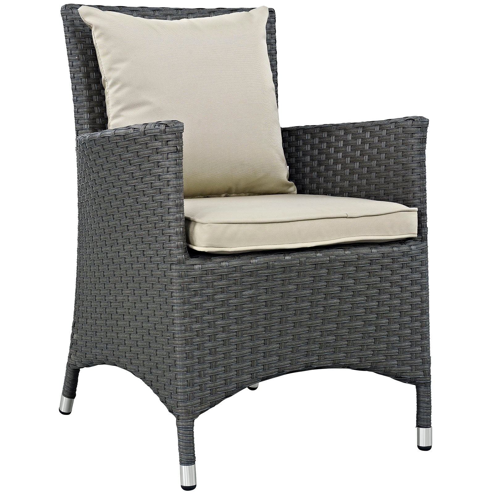Sojourn Dining Outdoor Patio Sunbrella® Armchair - East Shore Modern Home Furnishings