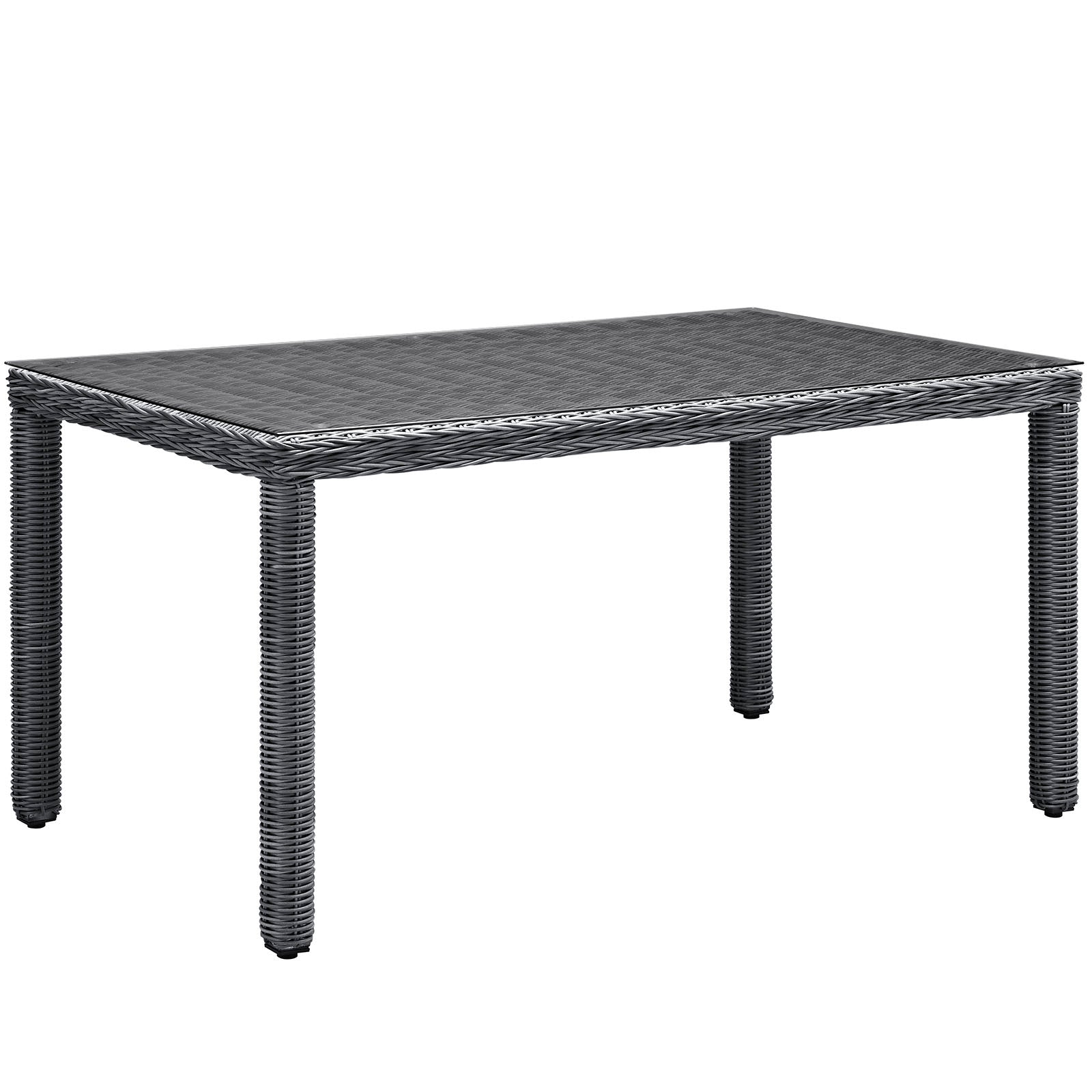 Summon 59" Outdoor Patio Dining Table - East Shore Modern Home Furnishings
