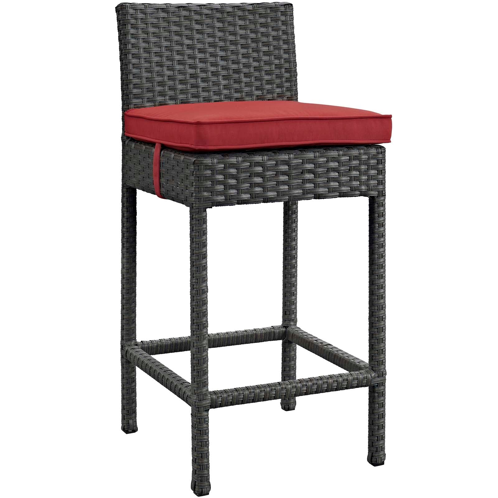 Sojourn Outdoor Patio Sunbrella® Bar Stool - East Shore Modern Home Furnishings
