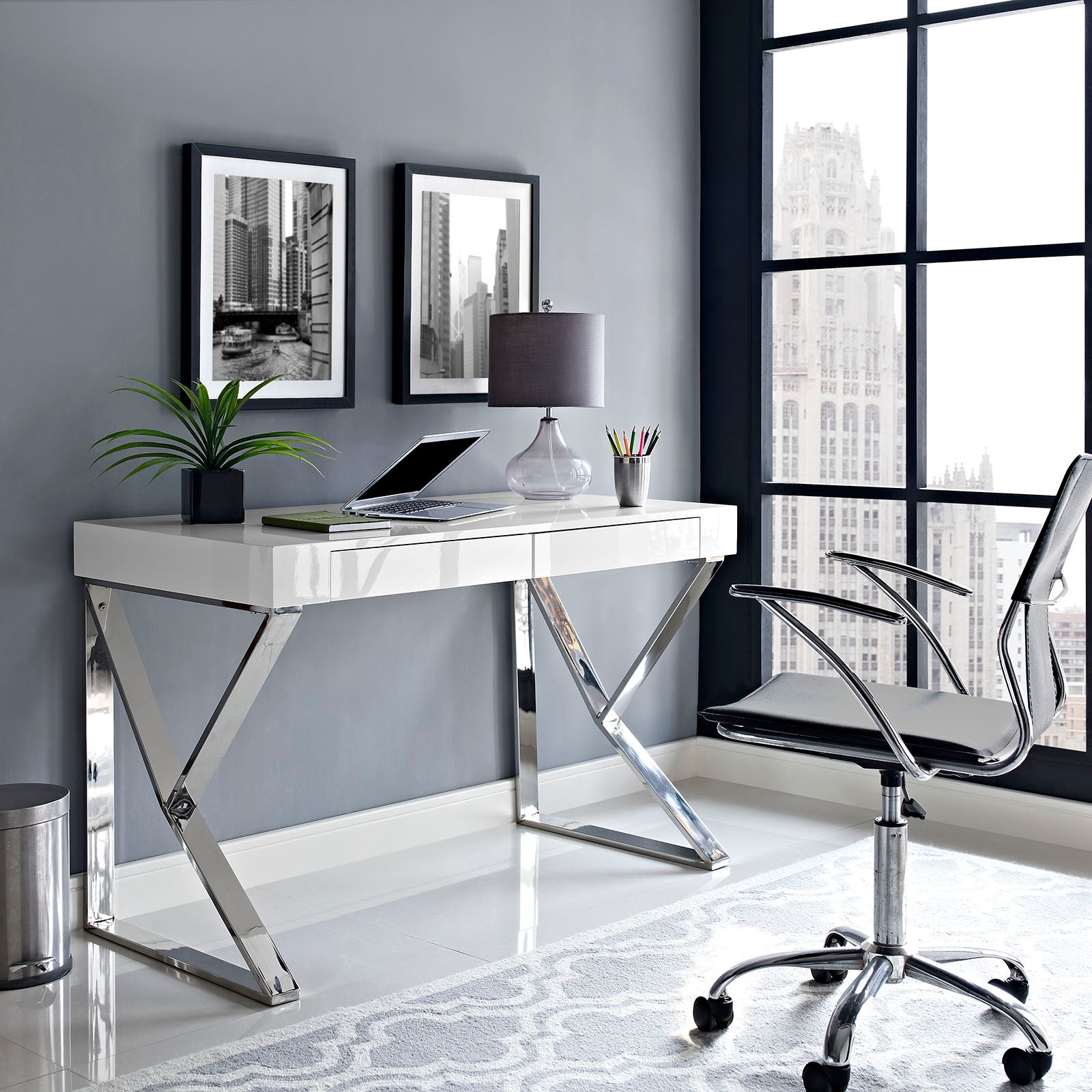 Adjacent Desk - East Shore Modern Home Furnishings