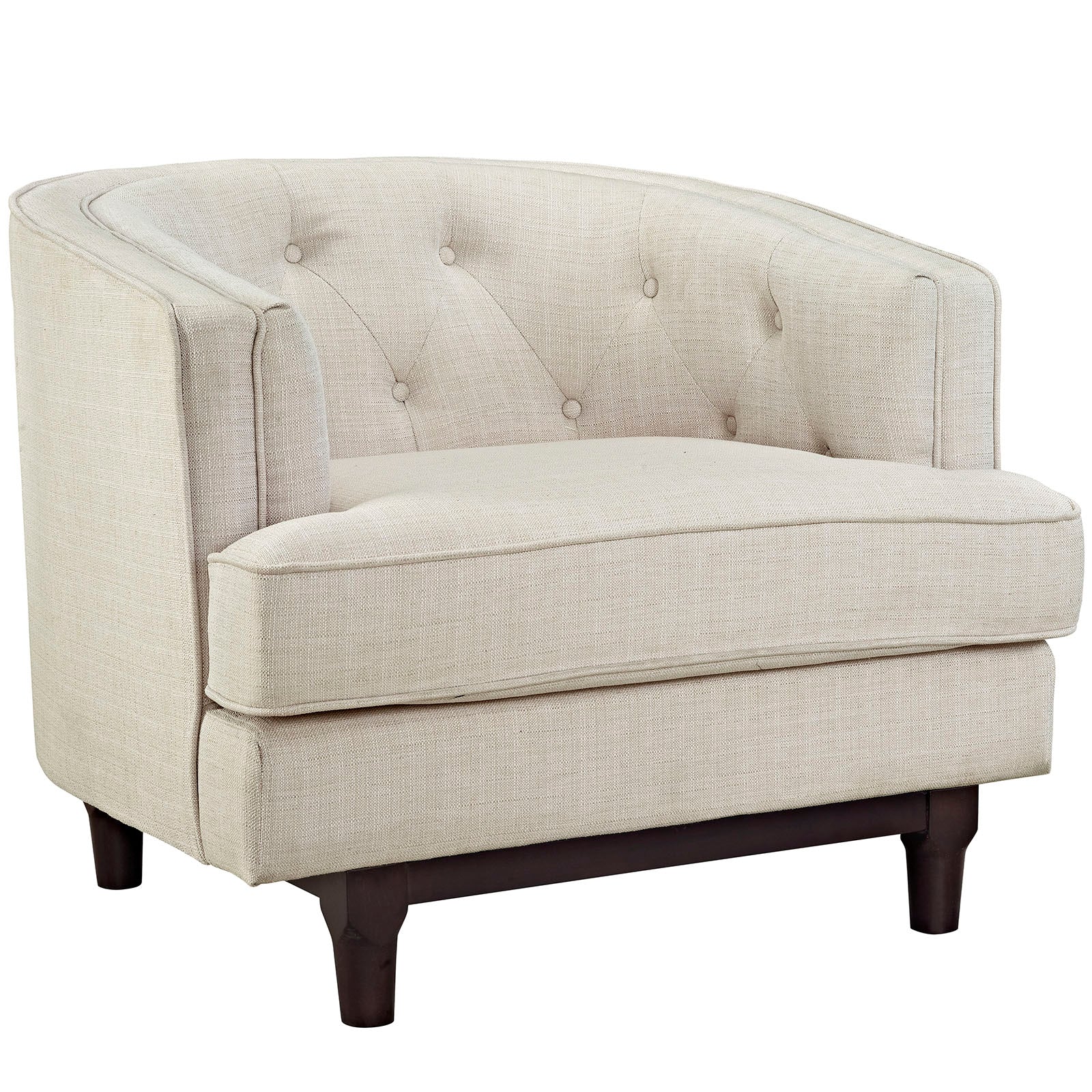 Coast Upholstered Fabric Armchair - East Shore Modern Home Furnishings