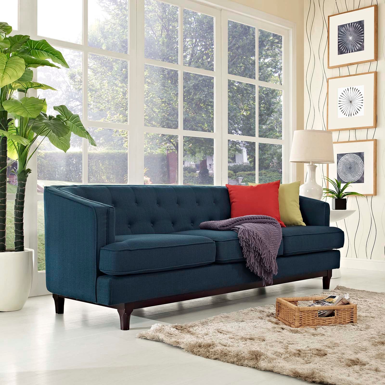 Coast Upholstered Fabric Sofa - East Shore Modern Home Furnishings