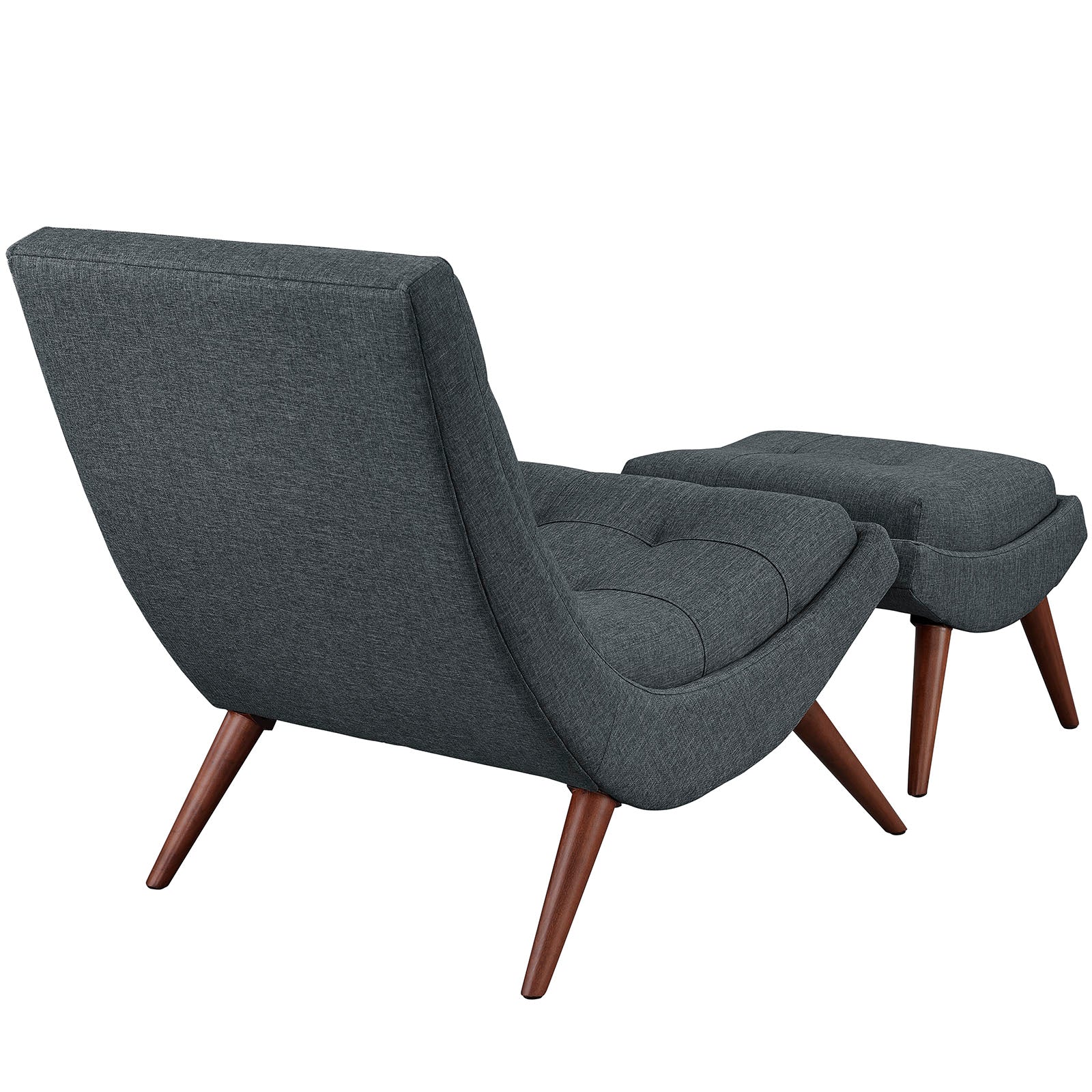 Ramp Upholstered Fabric Lounge Chair Set - East Shore Modern Home Furnishings