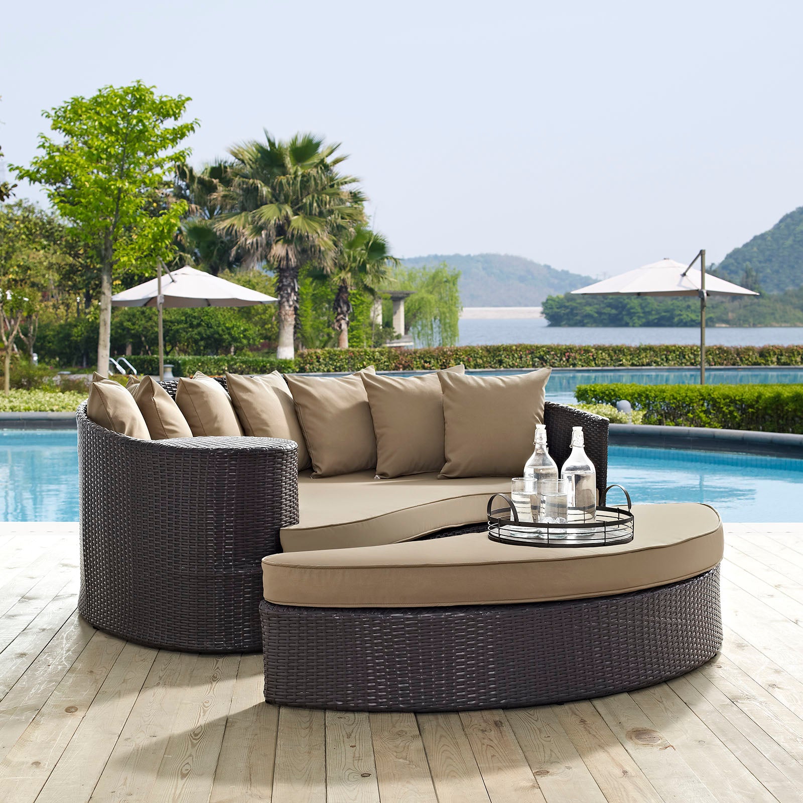 Convene Outdoor Patio Daybed - East Shore Modern Home Furnishings