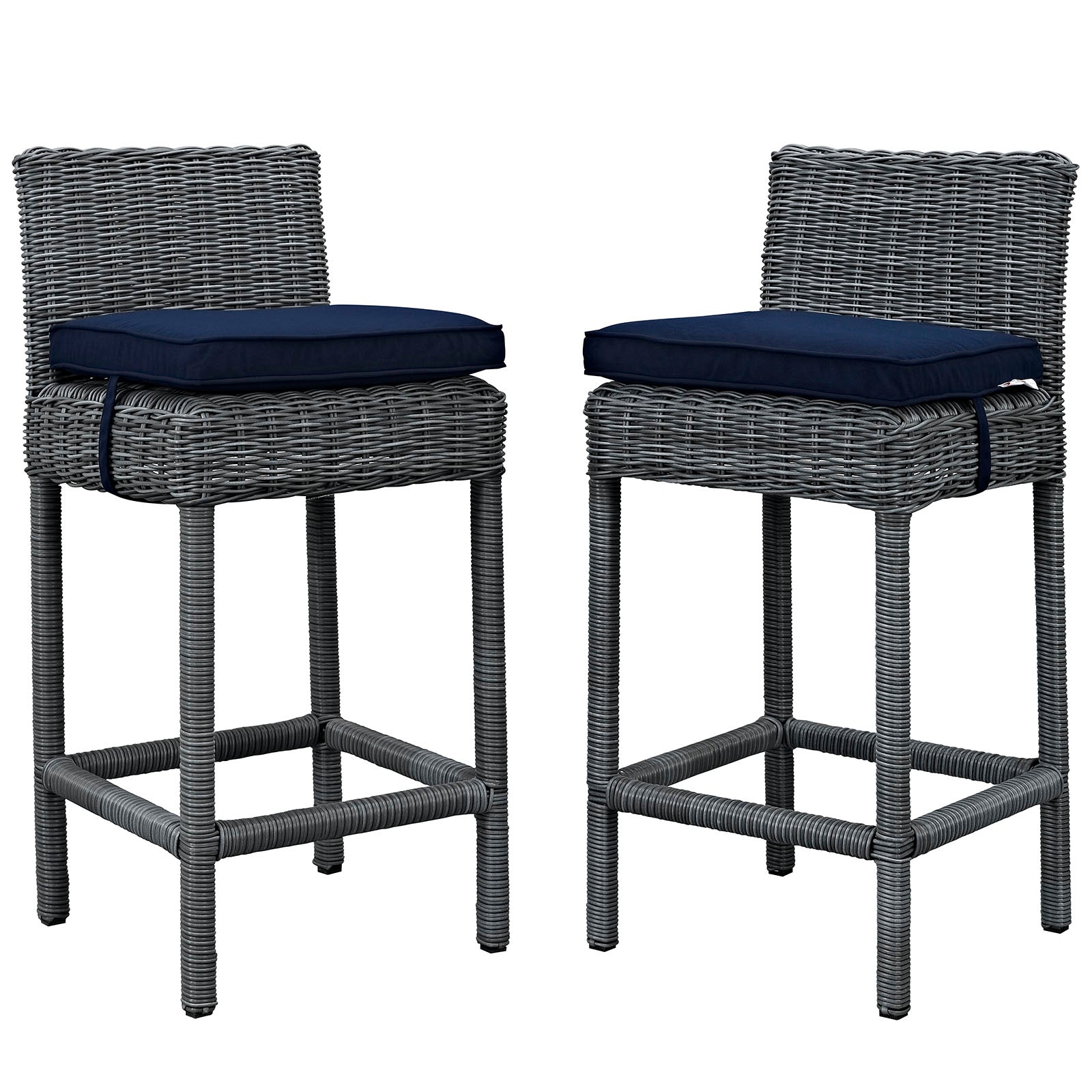 Summon 2 Piece Outdoor Patio Sunbrella® Pub Set - East Shore Modern Home Furnishings