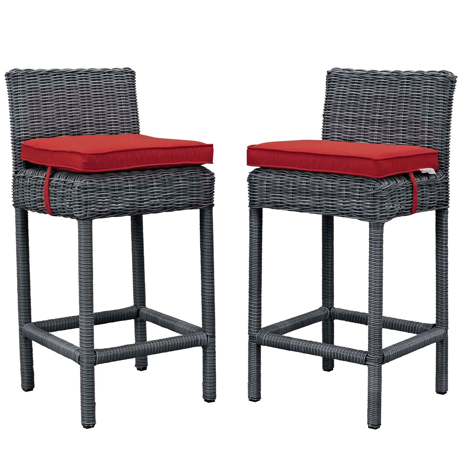 Summon 2 Piece Outdoor Patio Sunbrella® Pub Set - East Shore Modern Home Furnishings