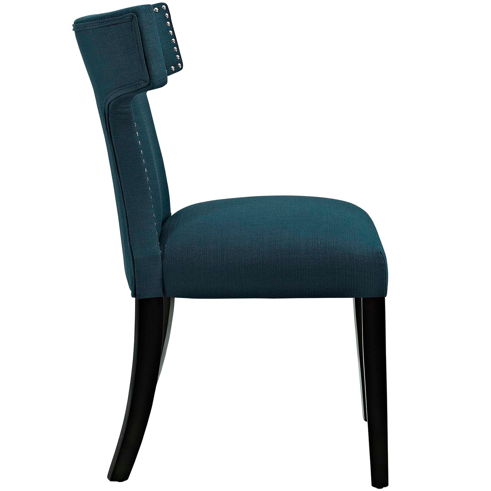 Curve Fabric Dining Chair - East Shore Modern Home Furnishings