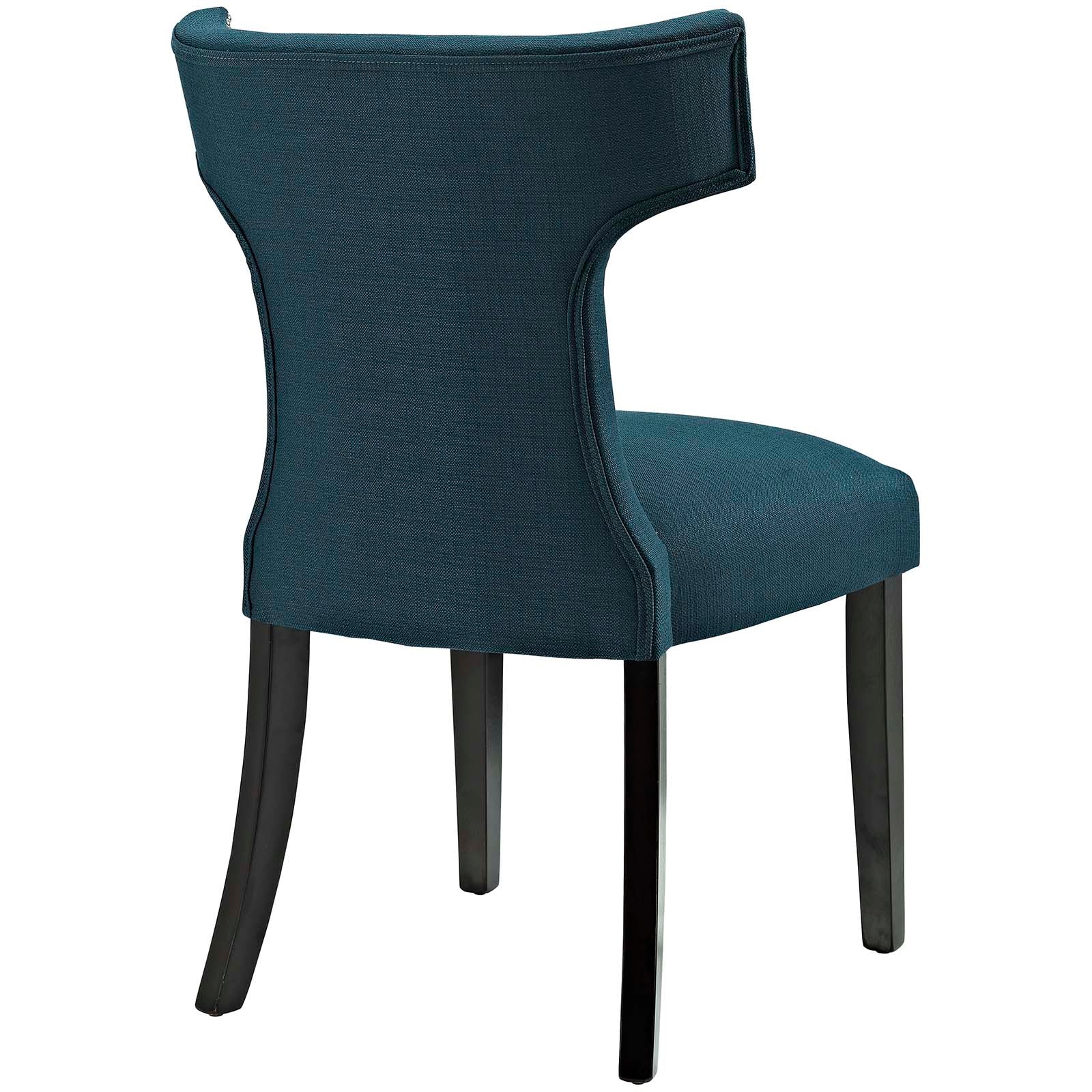 Curve Fabric Dining Chair - East Shore Modern Home Furnishings