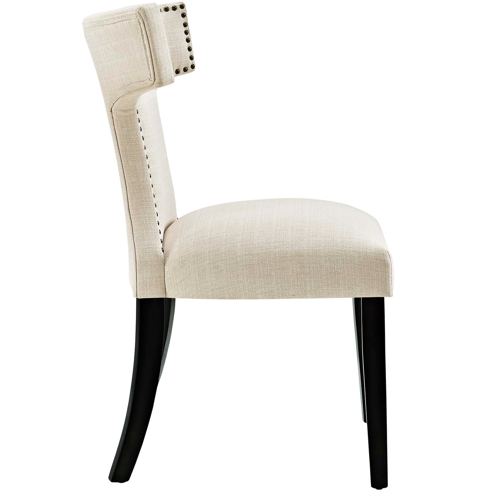 Curve Fabric Dining Chair - East Shore Modern Home Furnishings