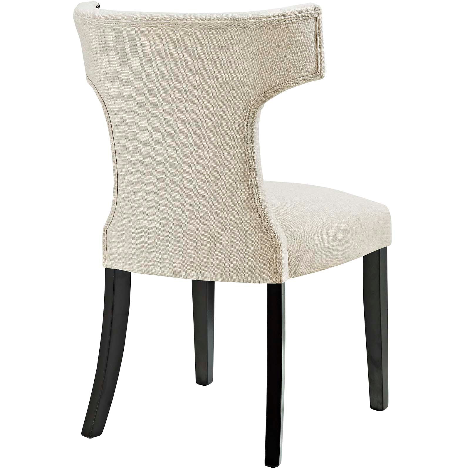 Curve Fabric Dining Chair - East Shore Modern Home Furnishings
