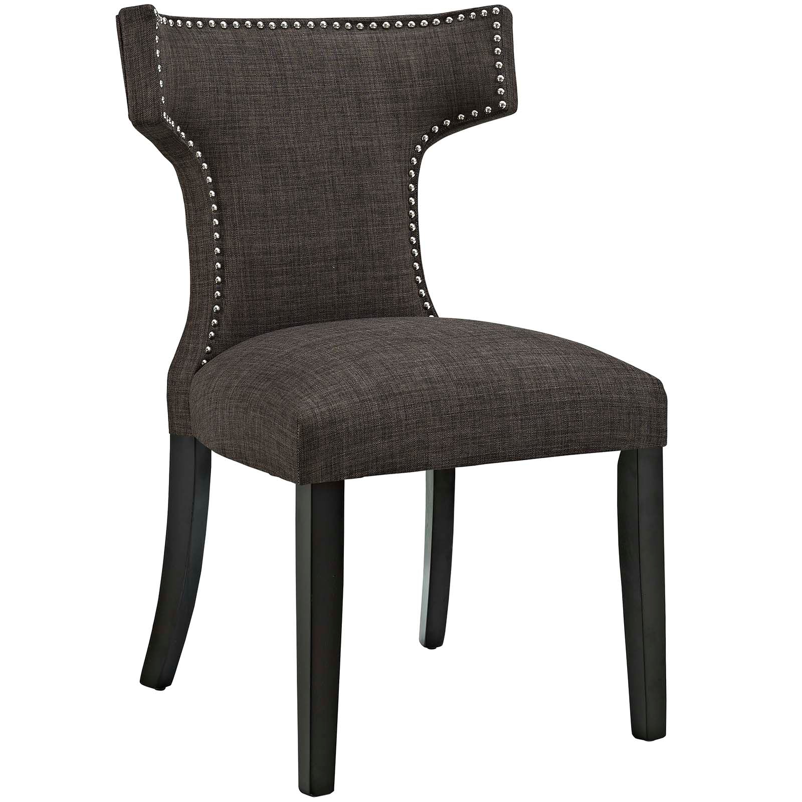 Curve Fabric Dining Chair - East Shore Modern Home Furnishings
