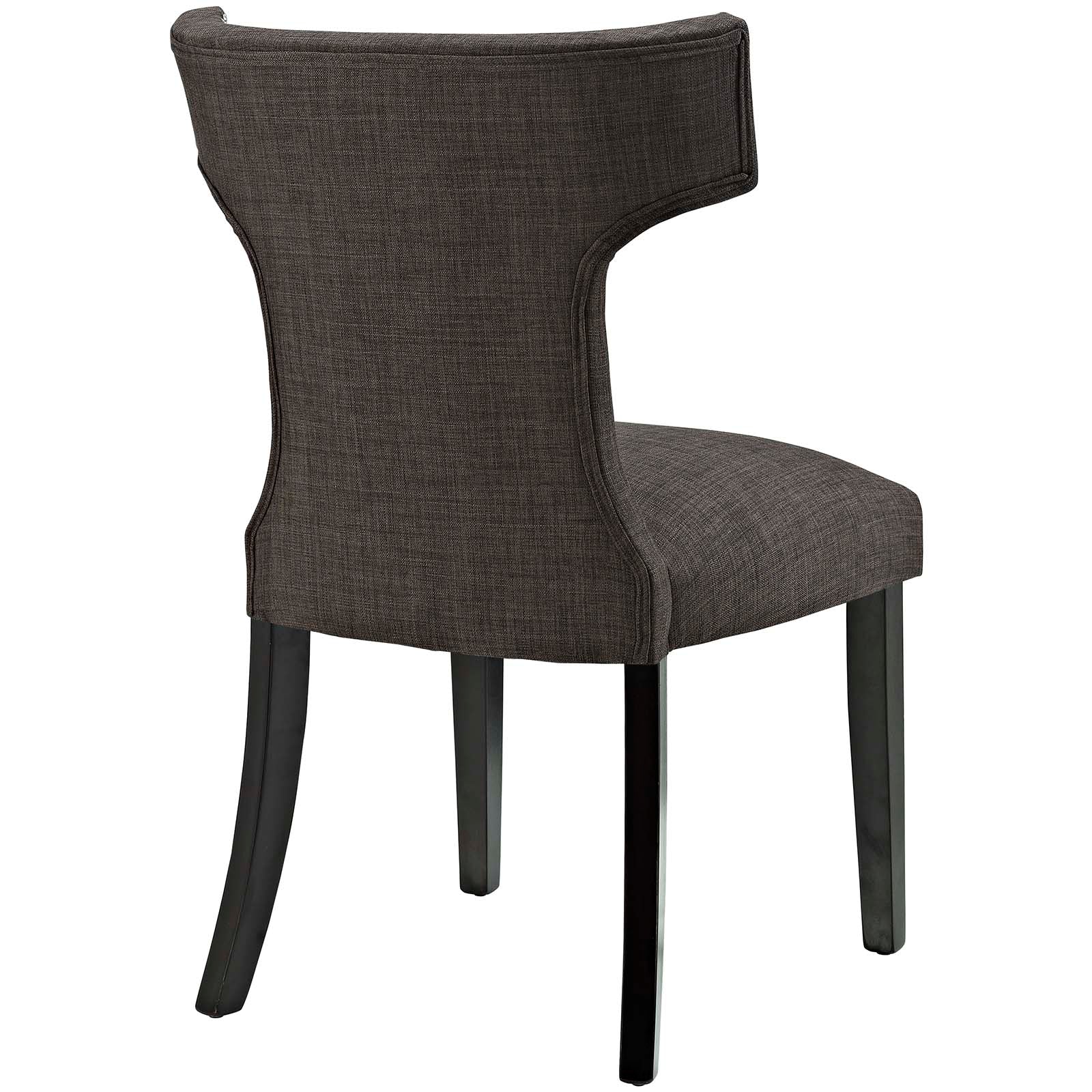 Curve Fabric Dining Chair - East Shore Modern Home Furnishings