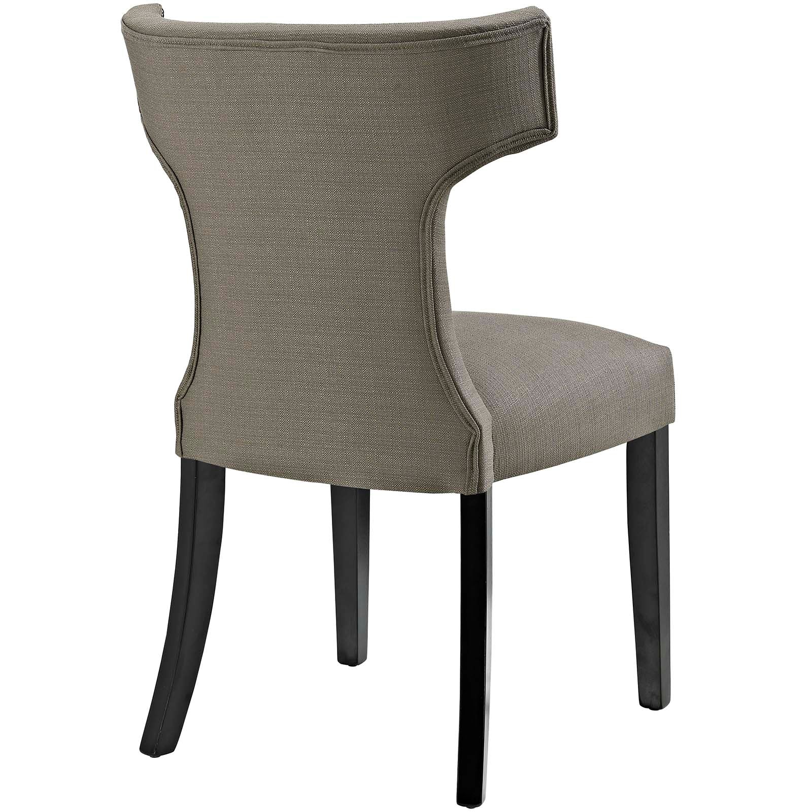 Curve Fabric Dining Chair - East Shore Modern Home Furnishings