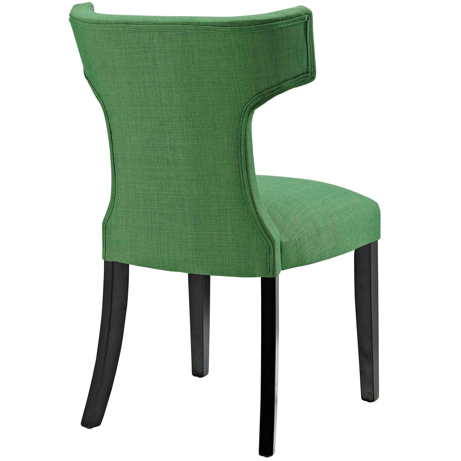 Curve Fabric Dining Chair - East Shore Modern Home Furnishings