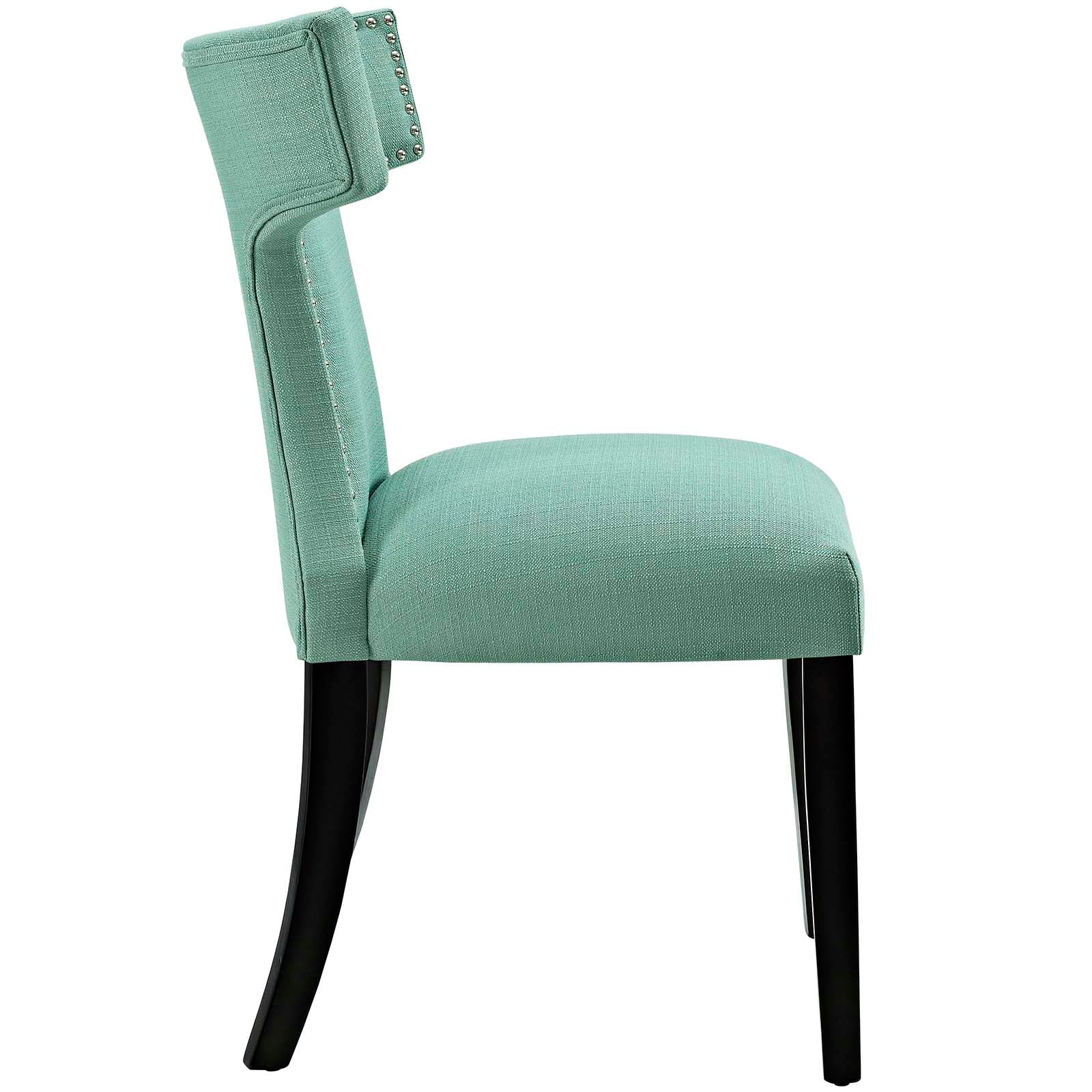 Curve Fabric Dining Chair - East Shore Modern Home Furnishings