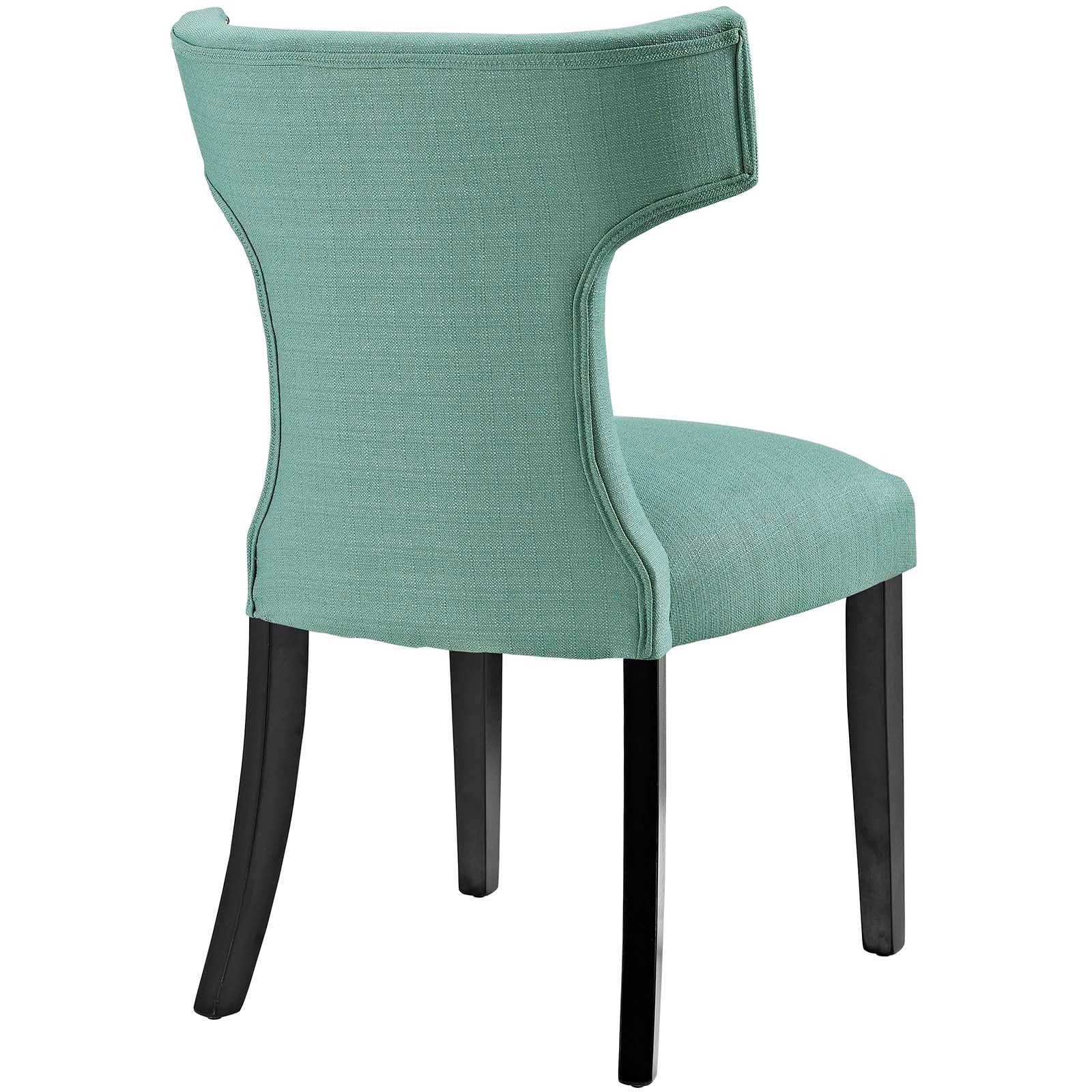 Curve Fabric Dining Chair - East Shore Modern Home Furnishings