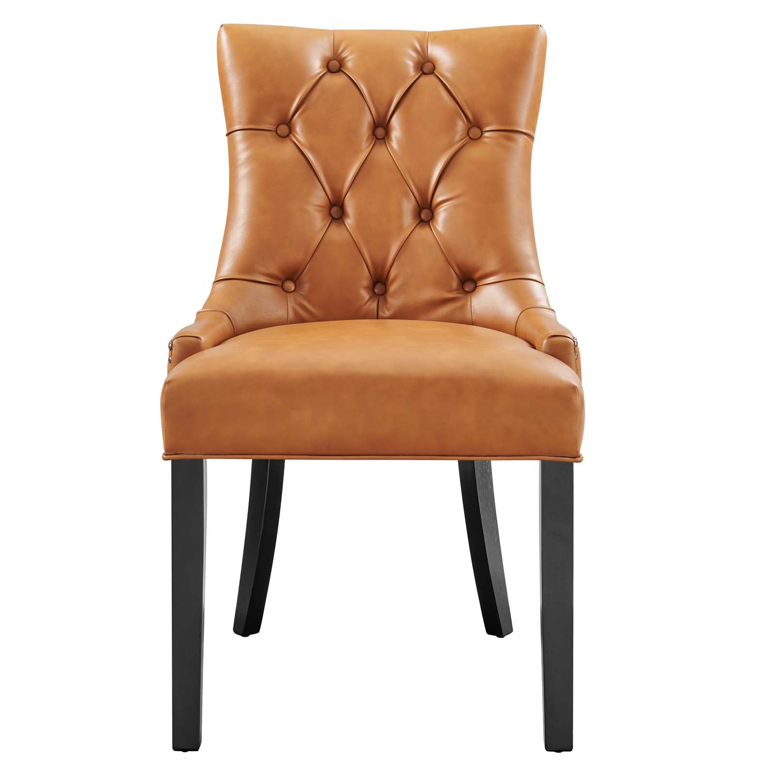 Regent Tufted Vegan Leather Dining Chair - East Shore Modern Home Furnishings
