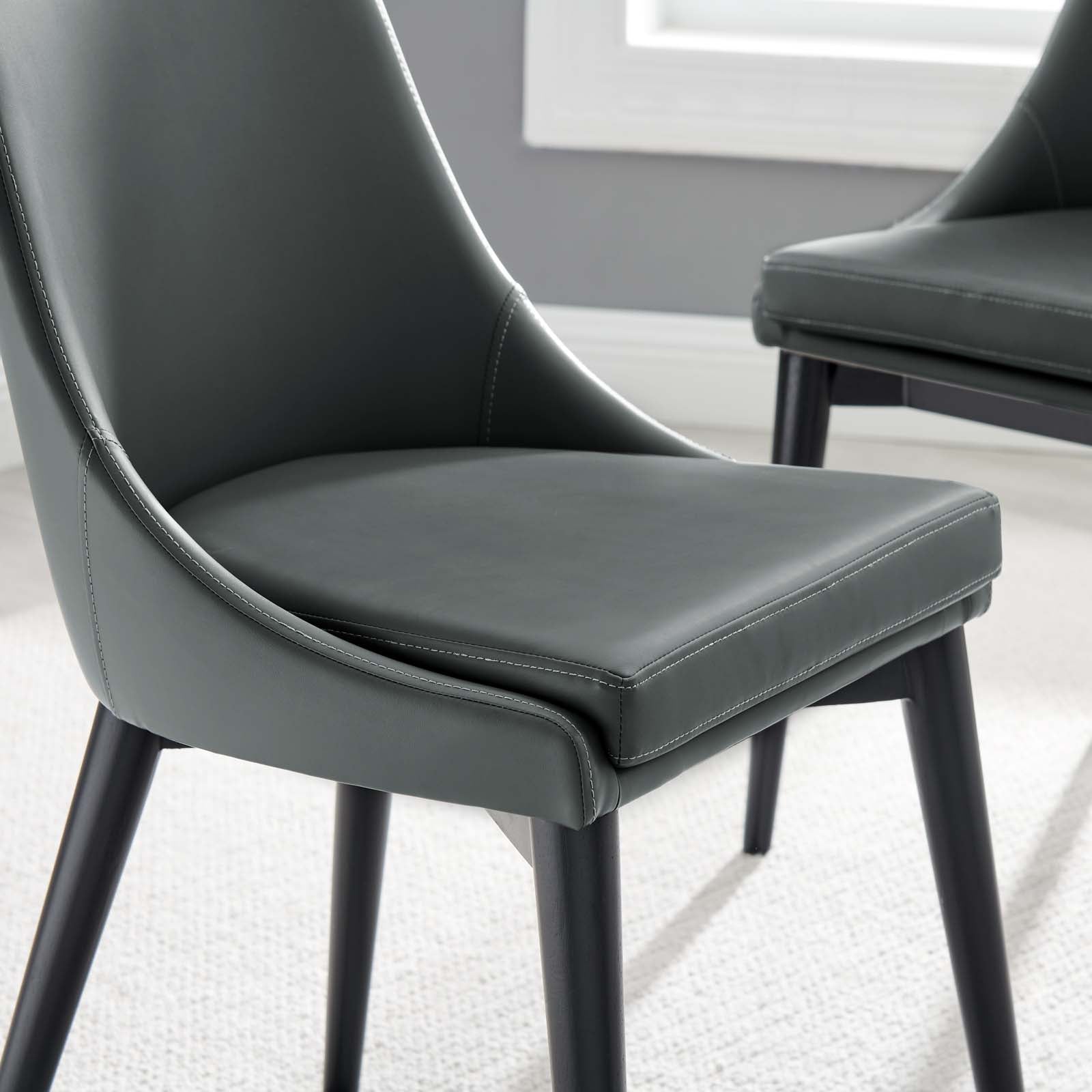 Viscount Vegan Leather Dining Chair