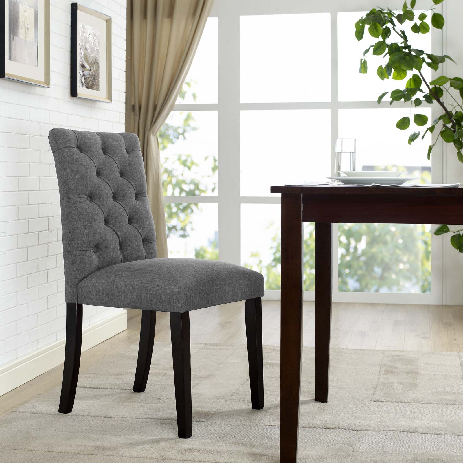 Duchess Fabric Dining Chair - East Shore Modern Home Furnishings