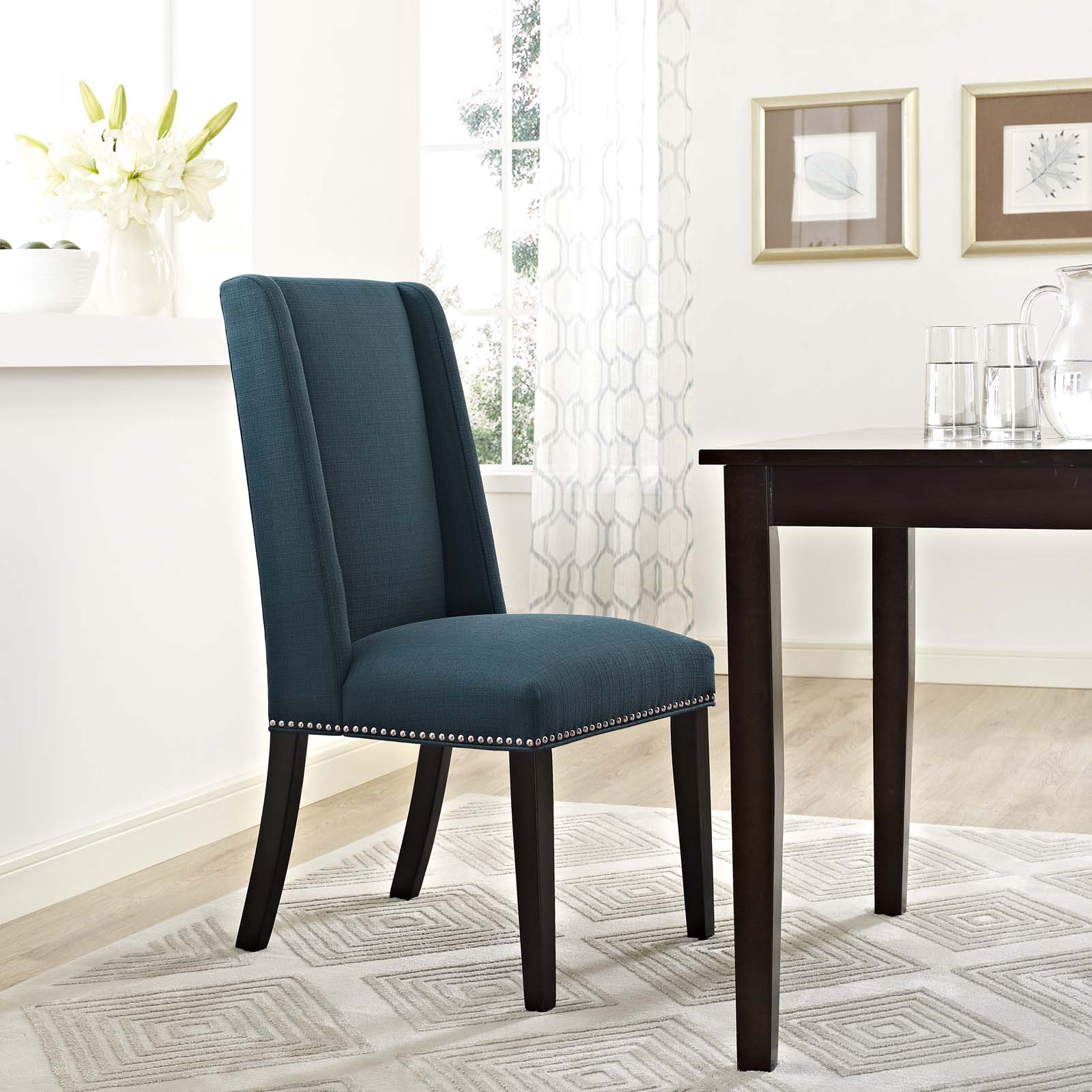 Baron Fabric Dining Chair - East Shore Modern Home Furnishings