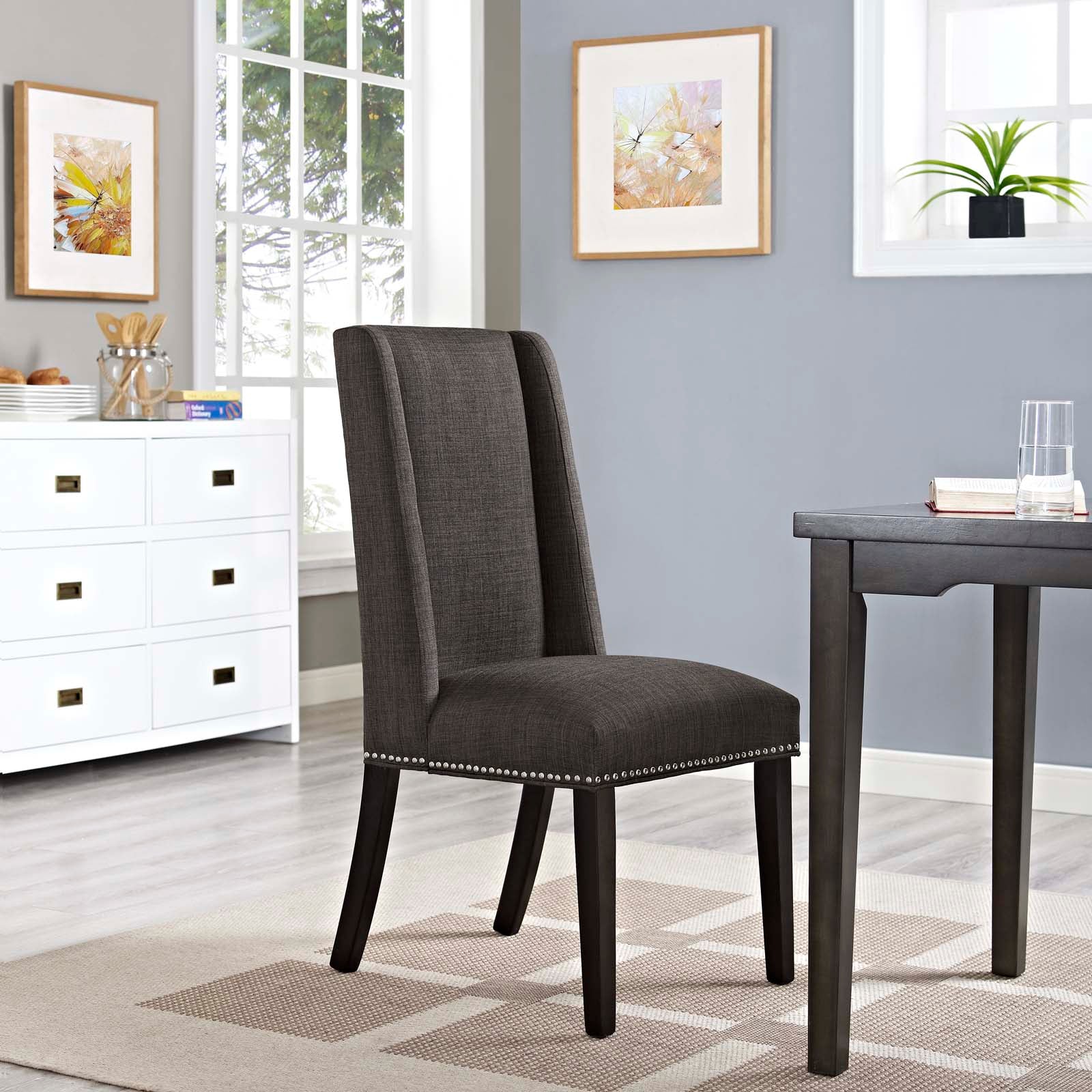 Baron Fabric Dining Chair - East Shore Modern Home Furnishings
