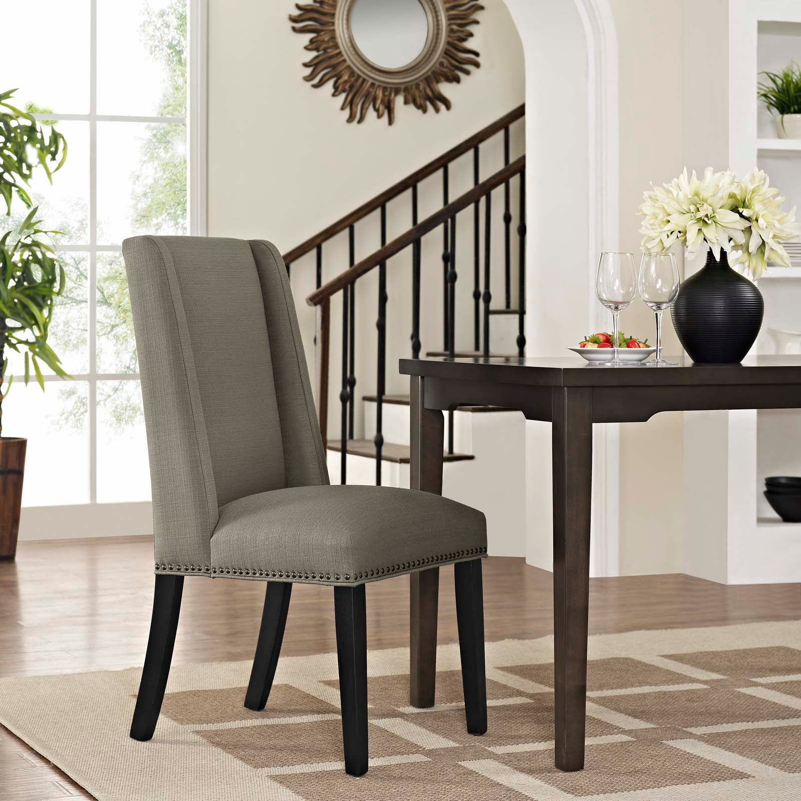 Baron Fabric Dining Chair - East Shore Modern Home Furnishings
