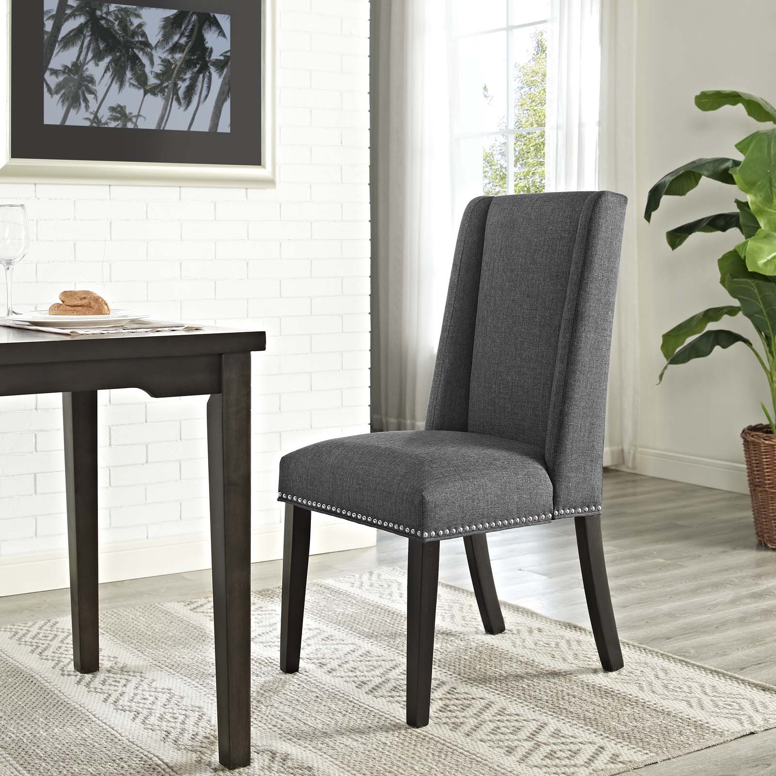 Baron Fabric Dining Chair - East Shore Modern Home Furnishings