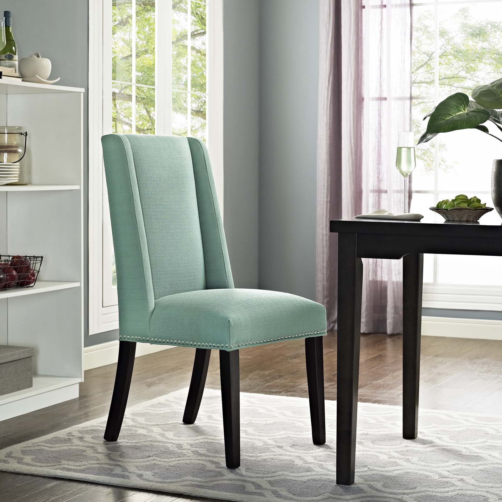 Baron Fabric Dining Chair - East Shore Modern Home Furnishings