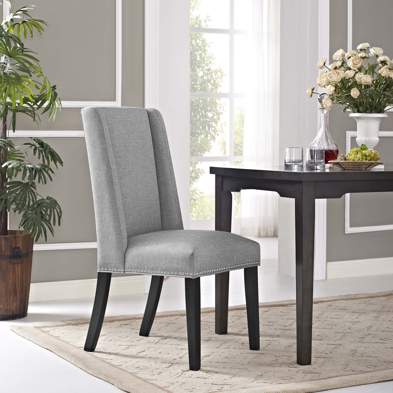 Baron Fabric Dining Chair - East Shore Modern Home Furnishings