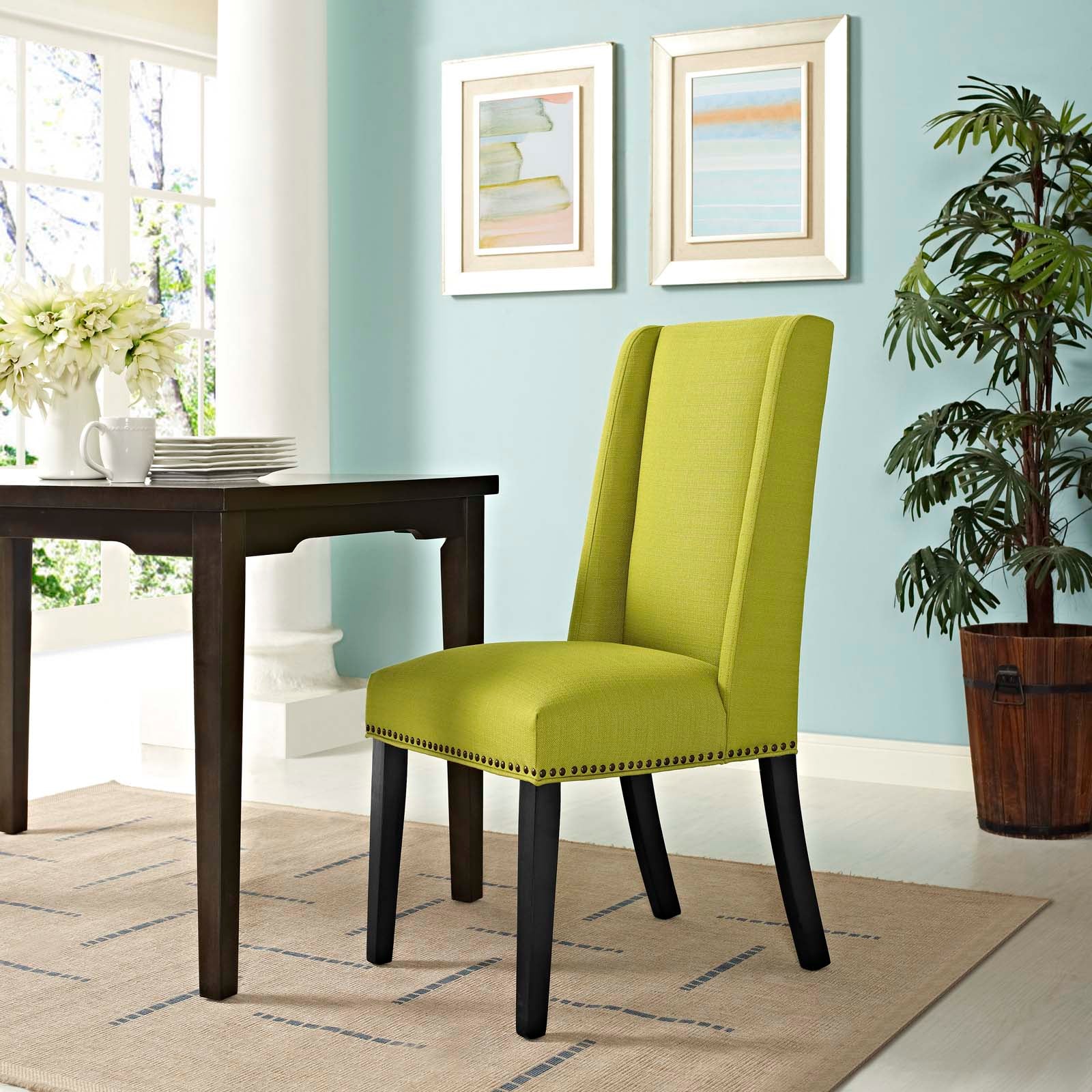 Baron Fabric Dining Chair - East Shore Modern Home Furnishings