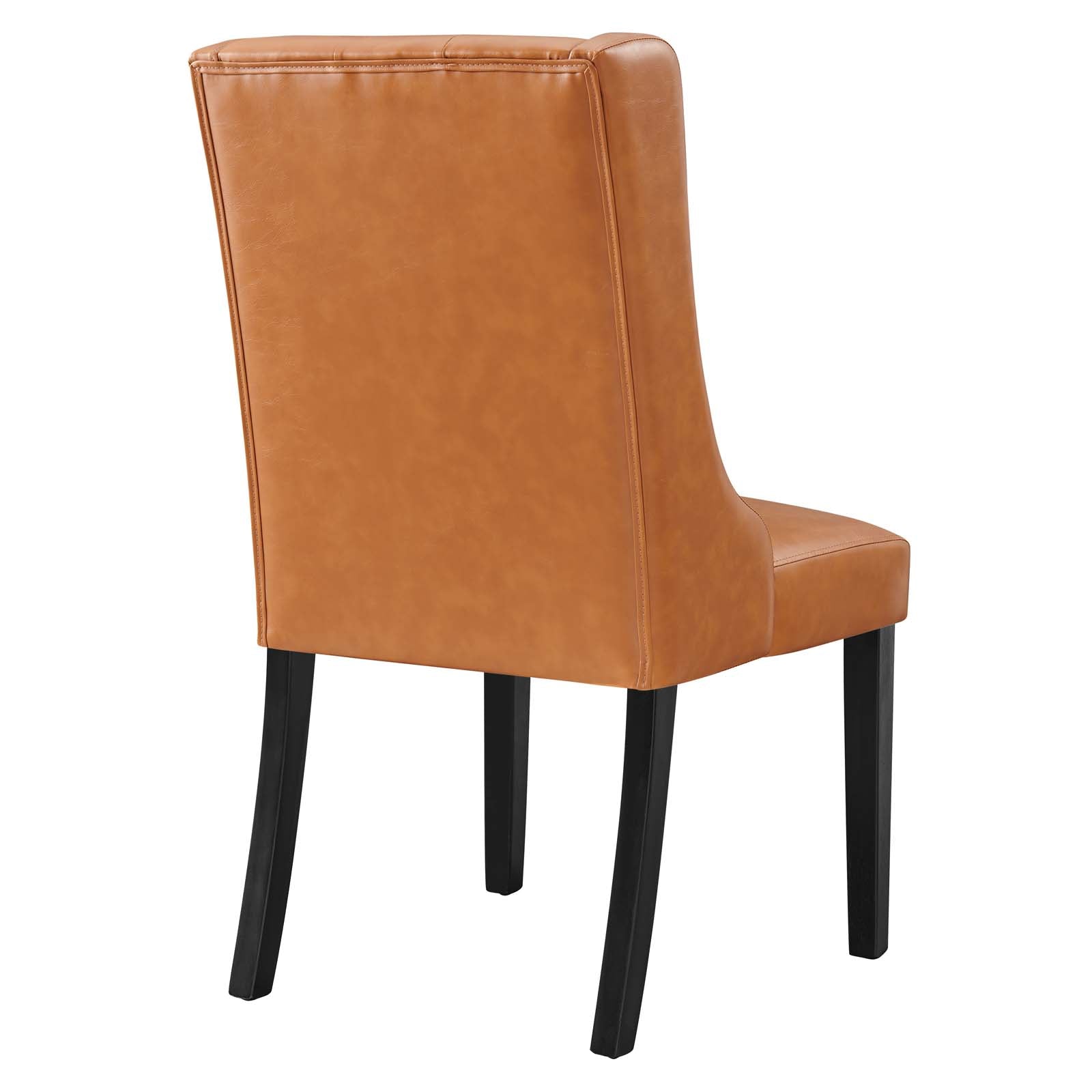 Baronet Button Tufted Vegan Leather Dining Chair - East Shore Modern Home Furnishings