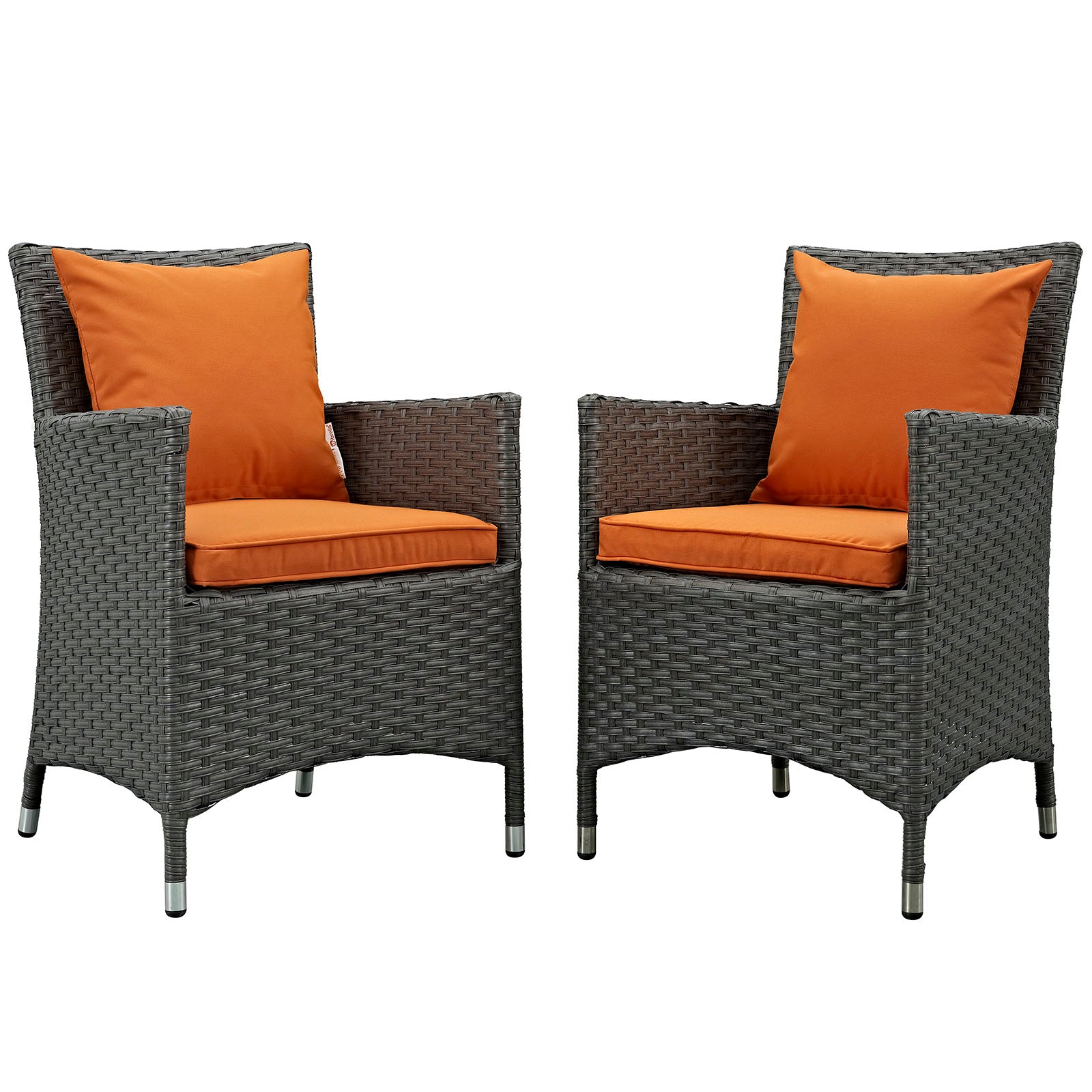 Sojourn 2 Piece Outdoor Patio Sunbrella® Dining Set - East Shore Modern Home Furnishings