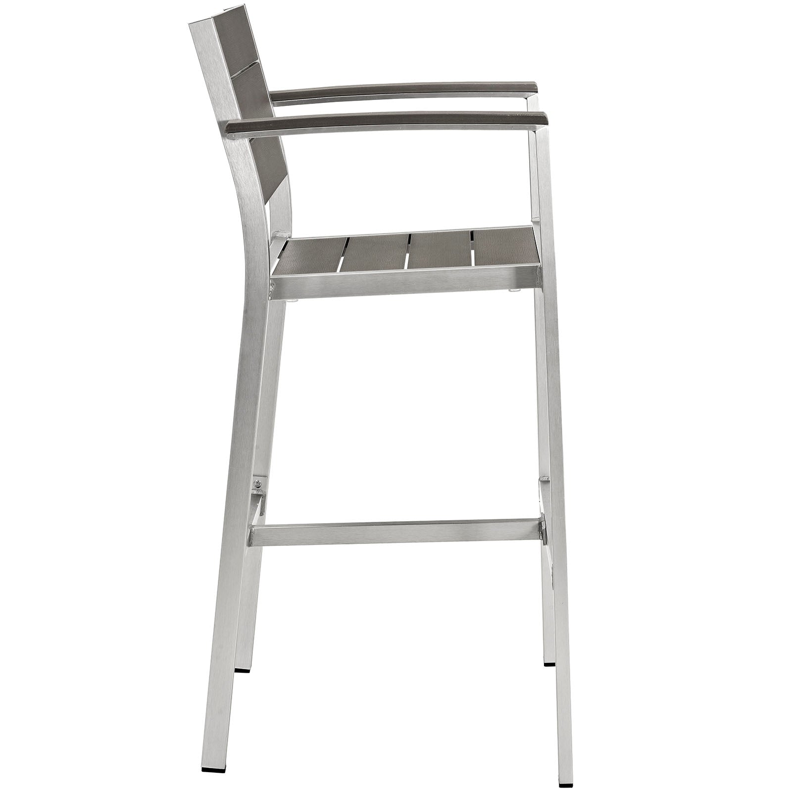 Shore Outdoor Patio Aluminum Bar Stool - East Shore Modern Home Furnishings